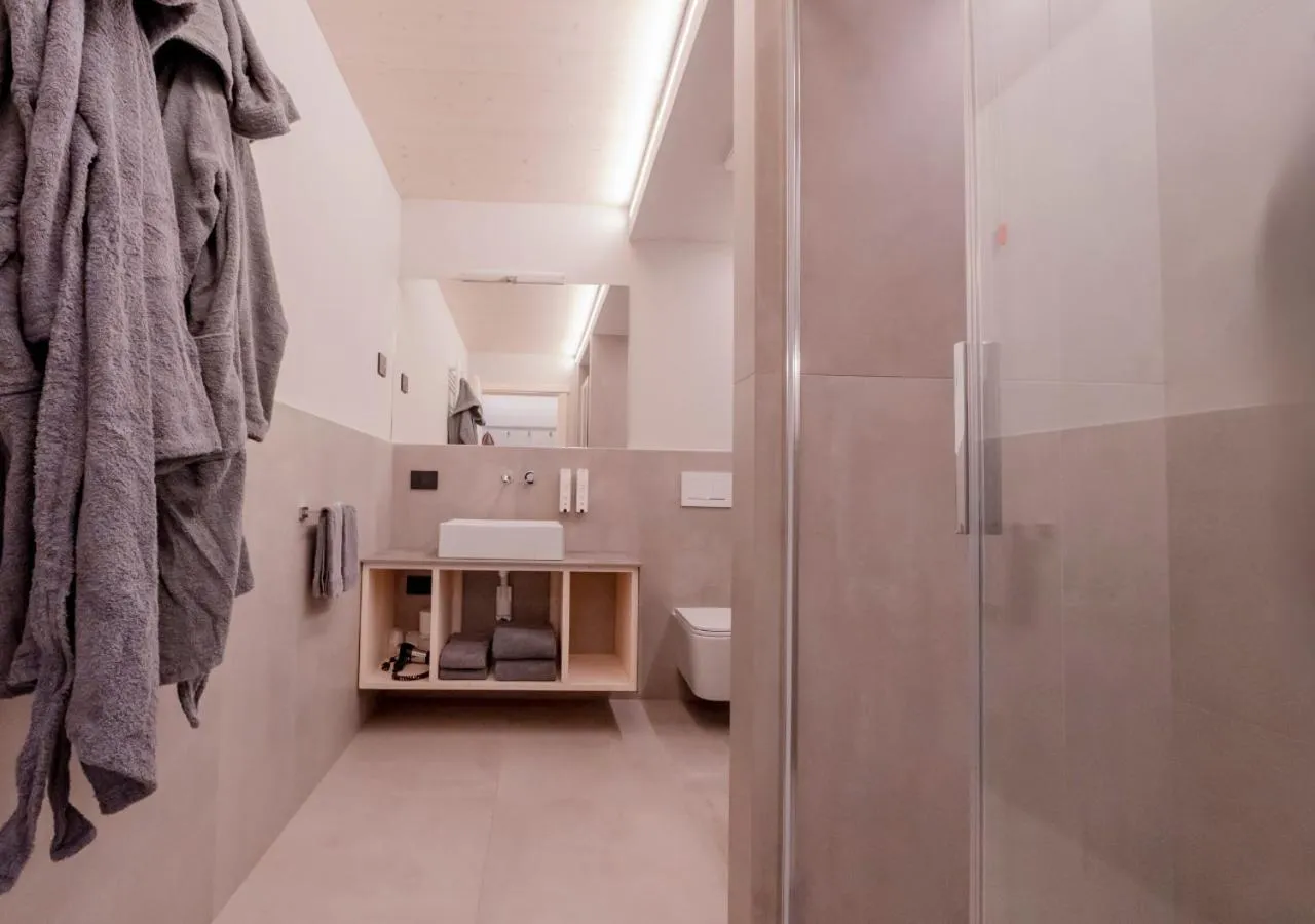 Bathroom in Funivia Bormio Active Hotel - Adults Only