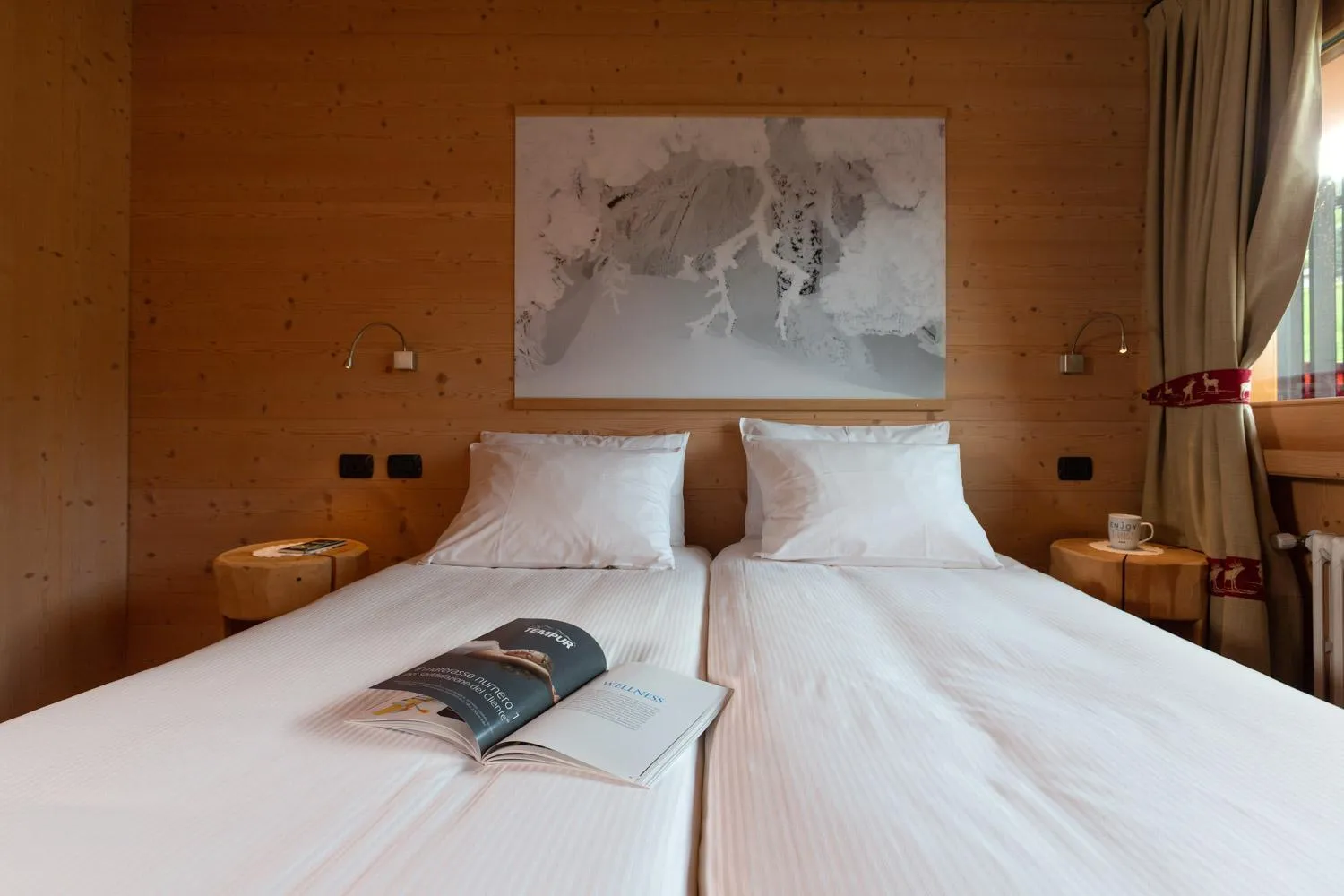 Bedroom, Bed in Funivia Bormio Active Hotel - Adults Only