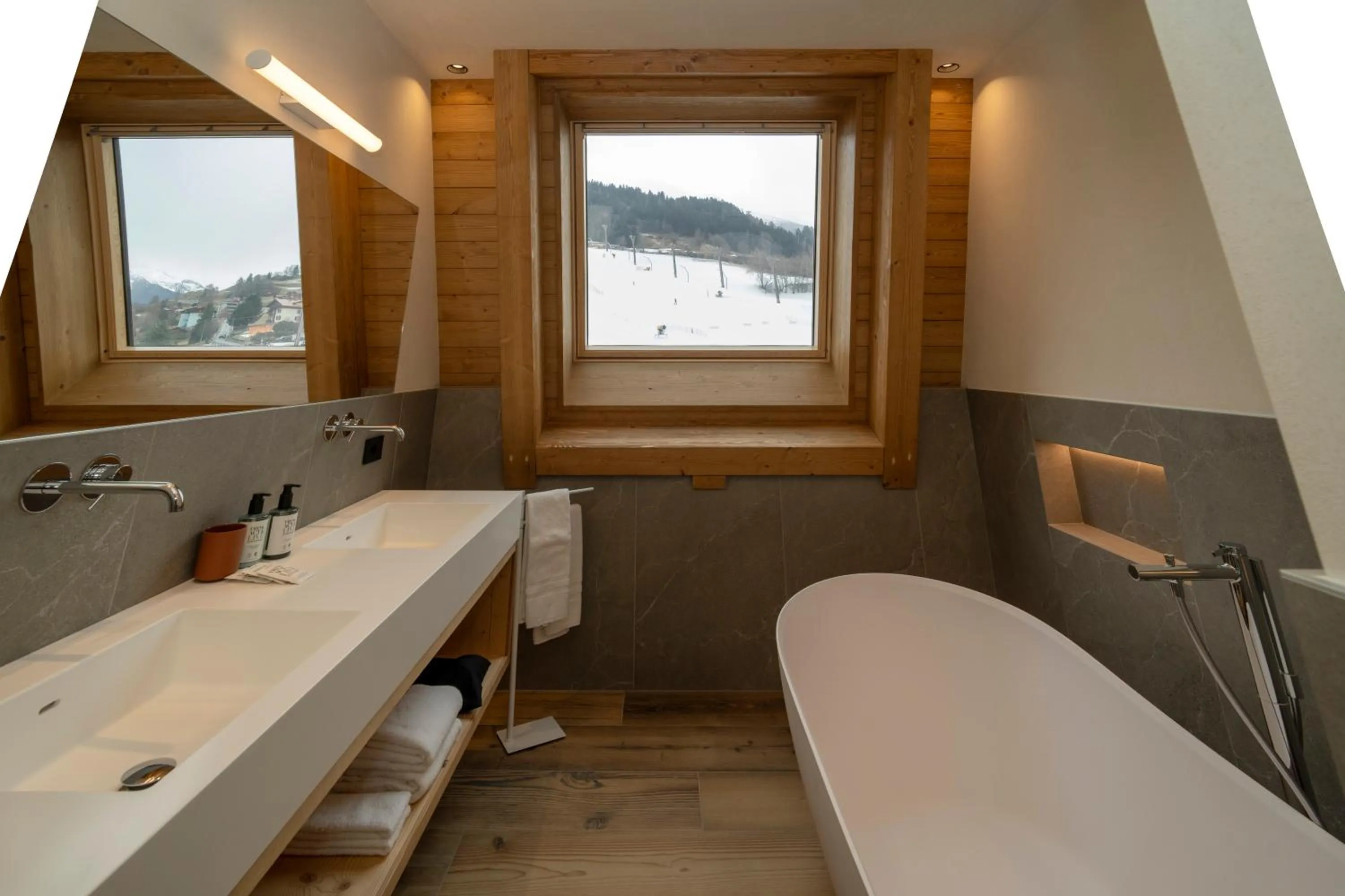 Bathroom in Funivia Bormio Active Hotel - Adults Only