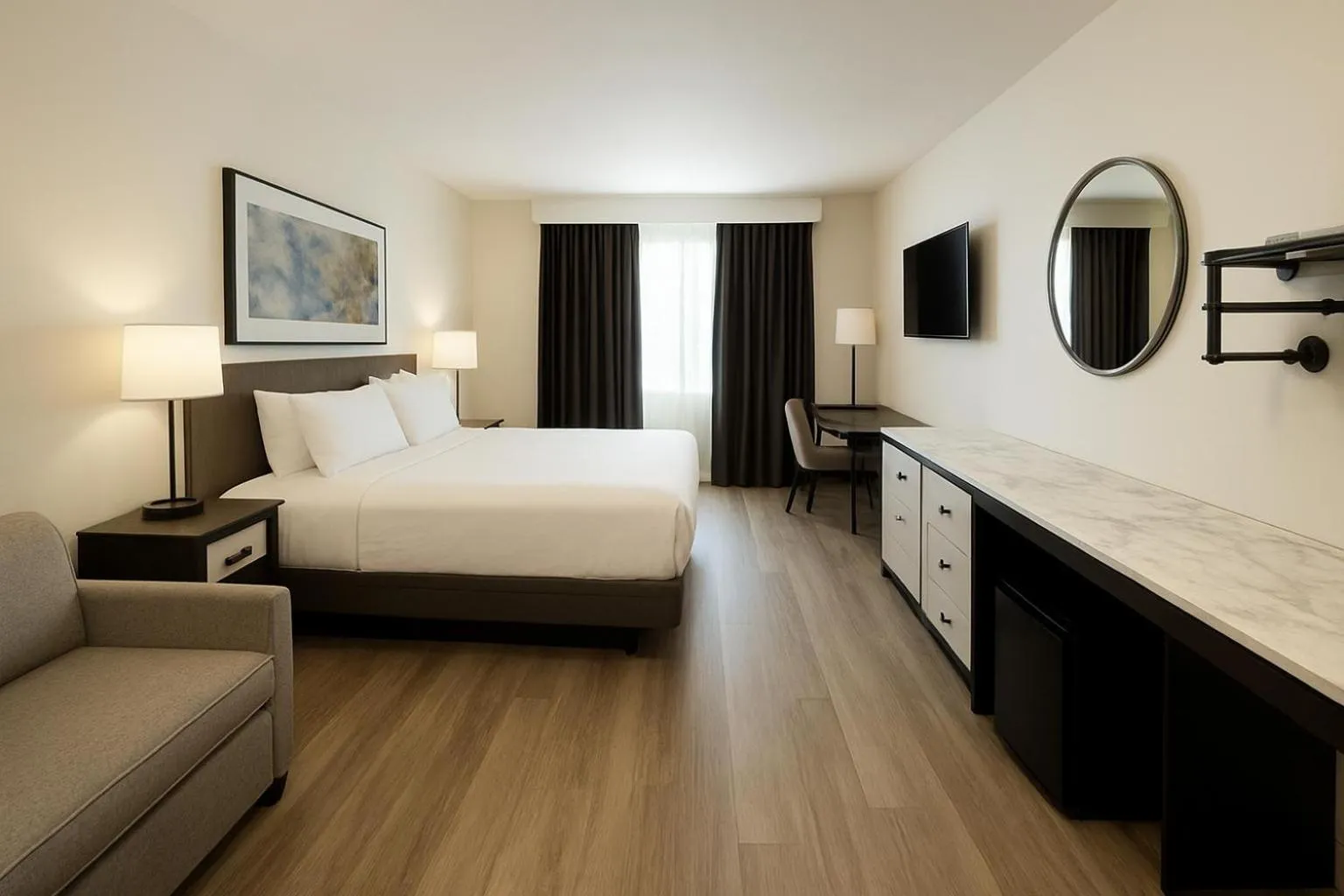 Bed in Nova Hotel JFK