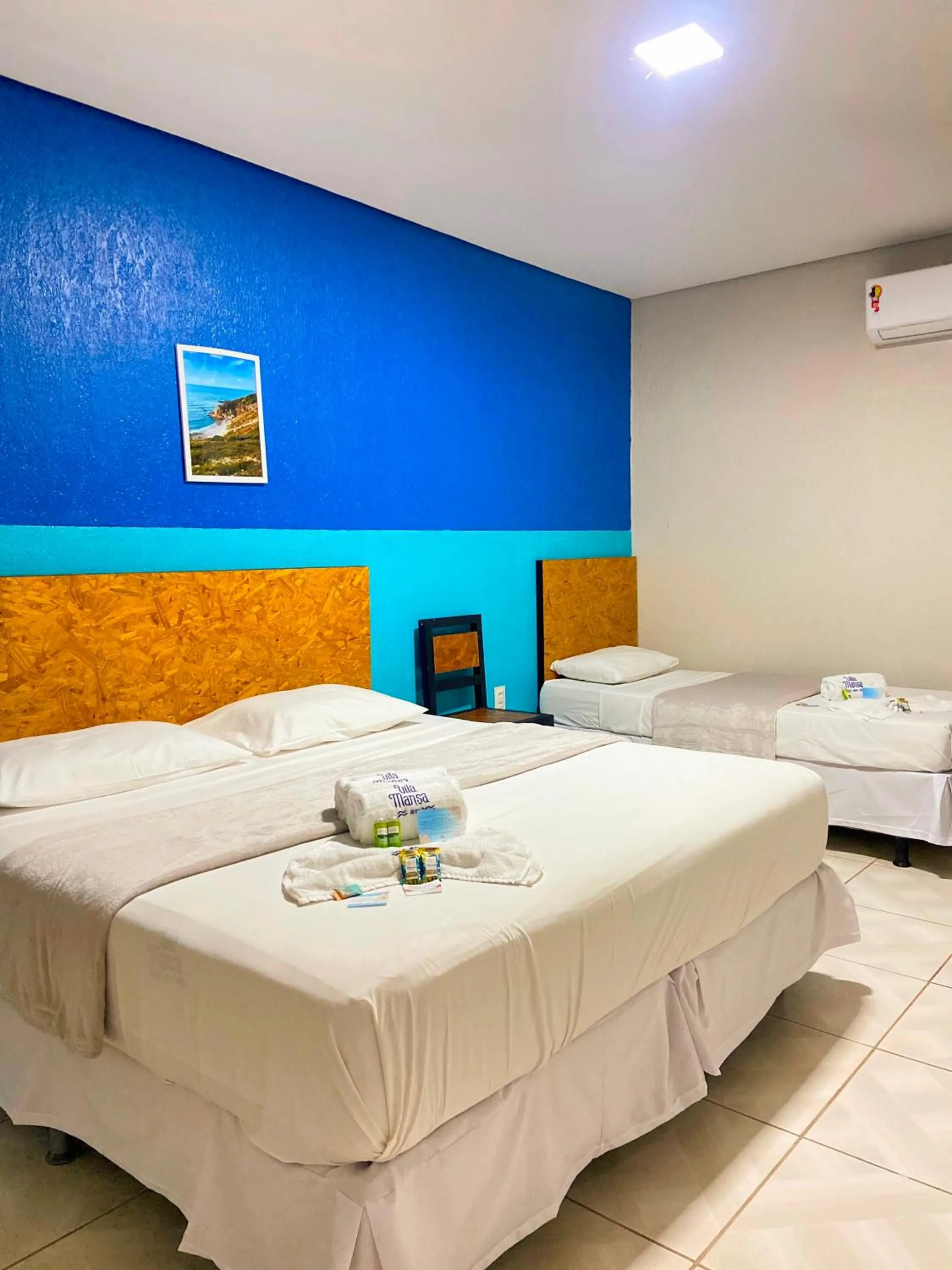 Bed in Pousada Vila Mansa Jeri