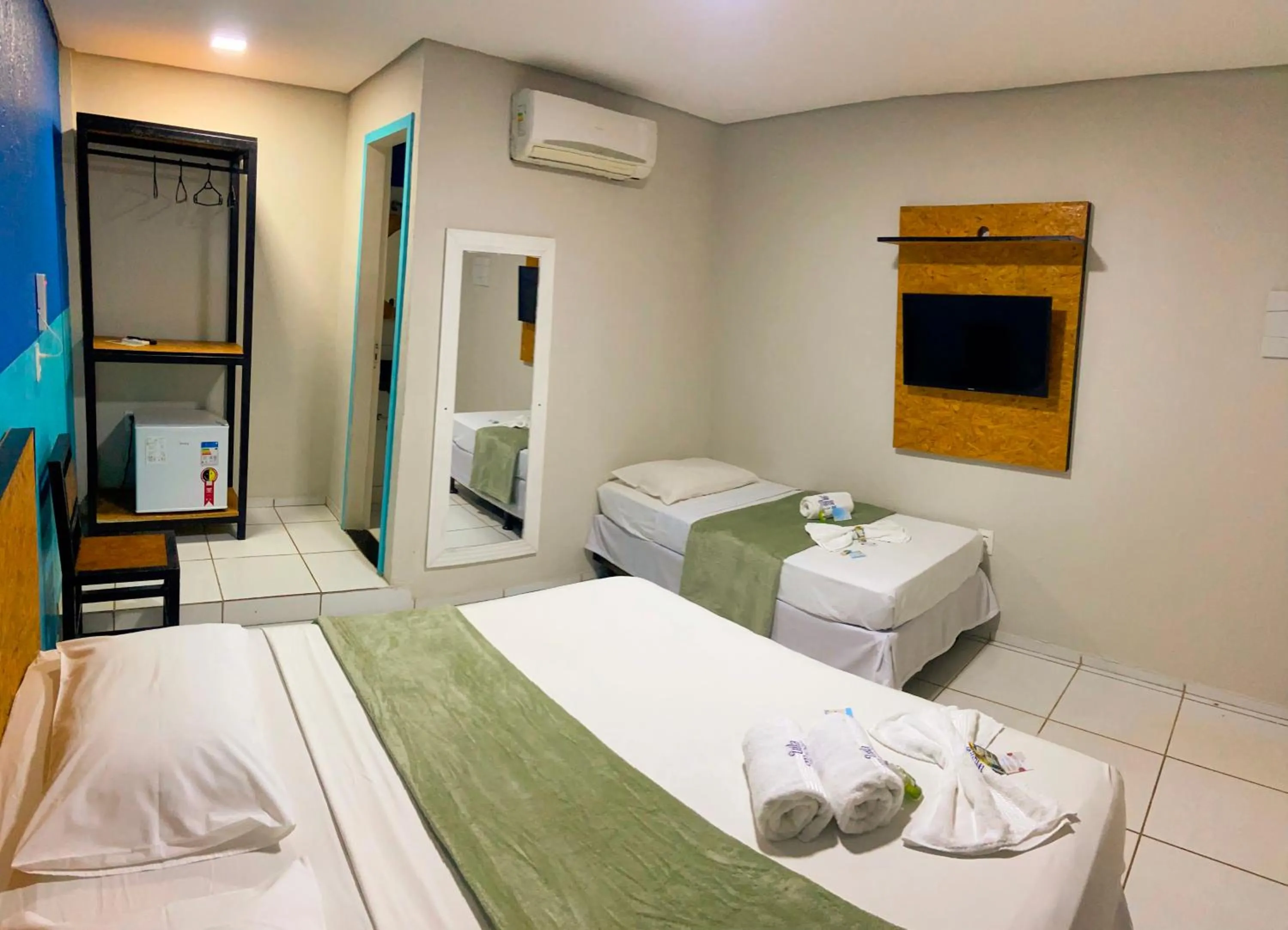 Bed in Pousada Vila Mansa Jeri