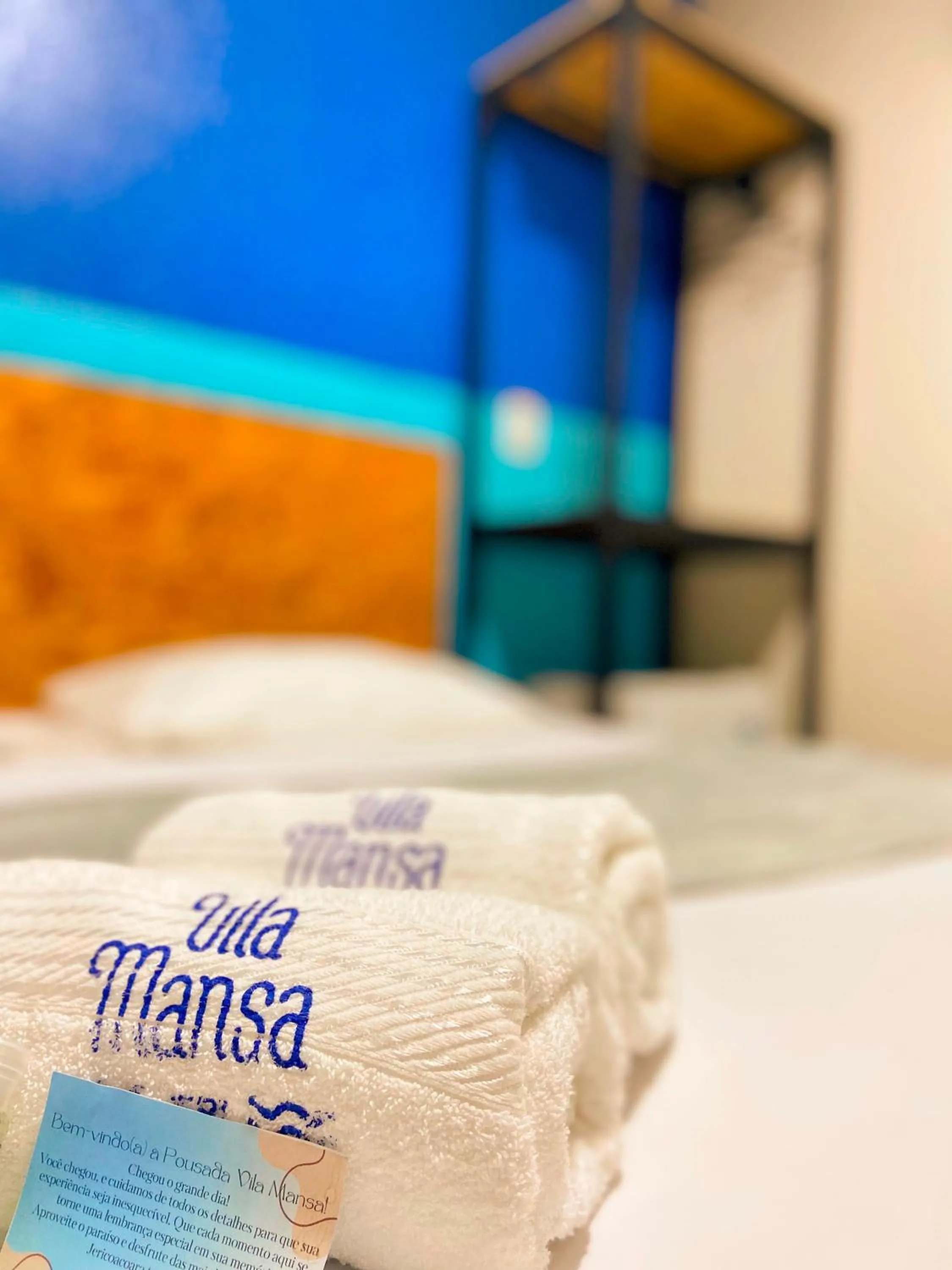 Bed in Pousada Vila Mansa Jeri