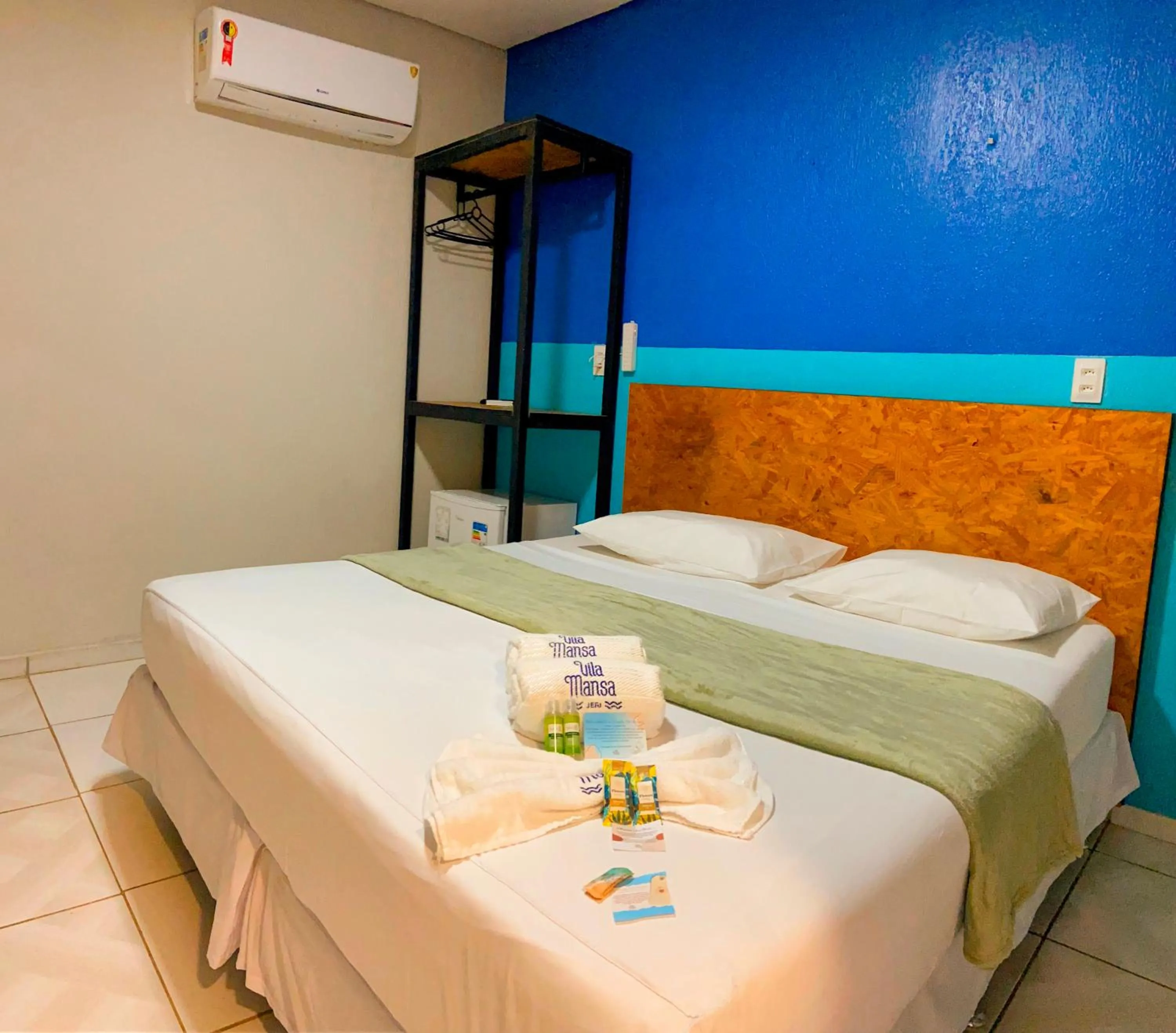 Bed in Pousada Vila Mansa Jeri