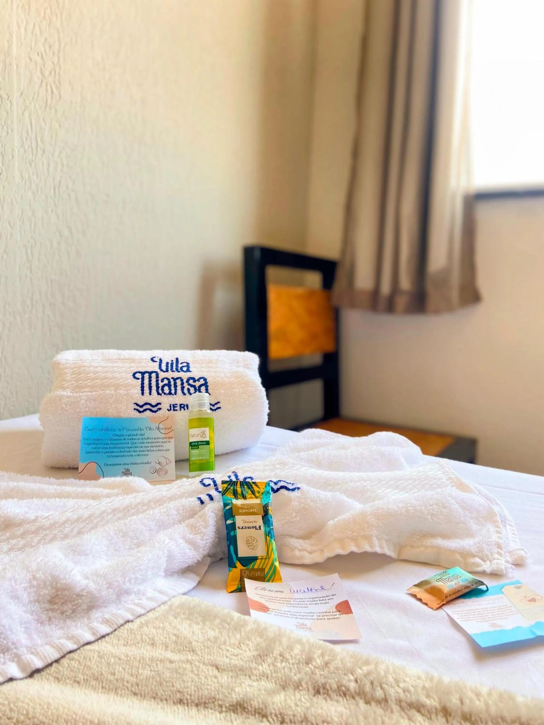 Bed in Pousada Vila Mansa Jeri