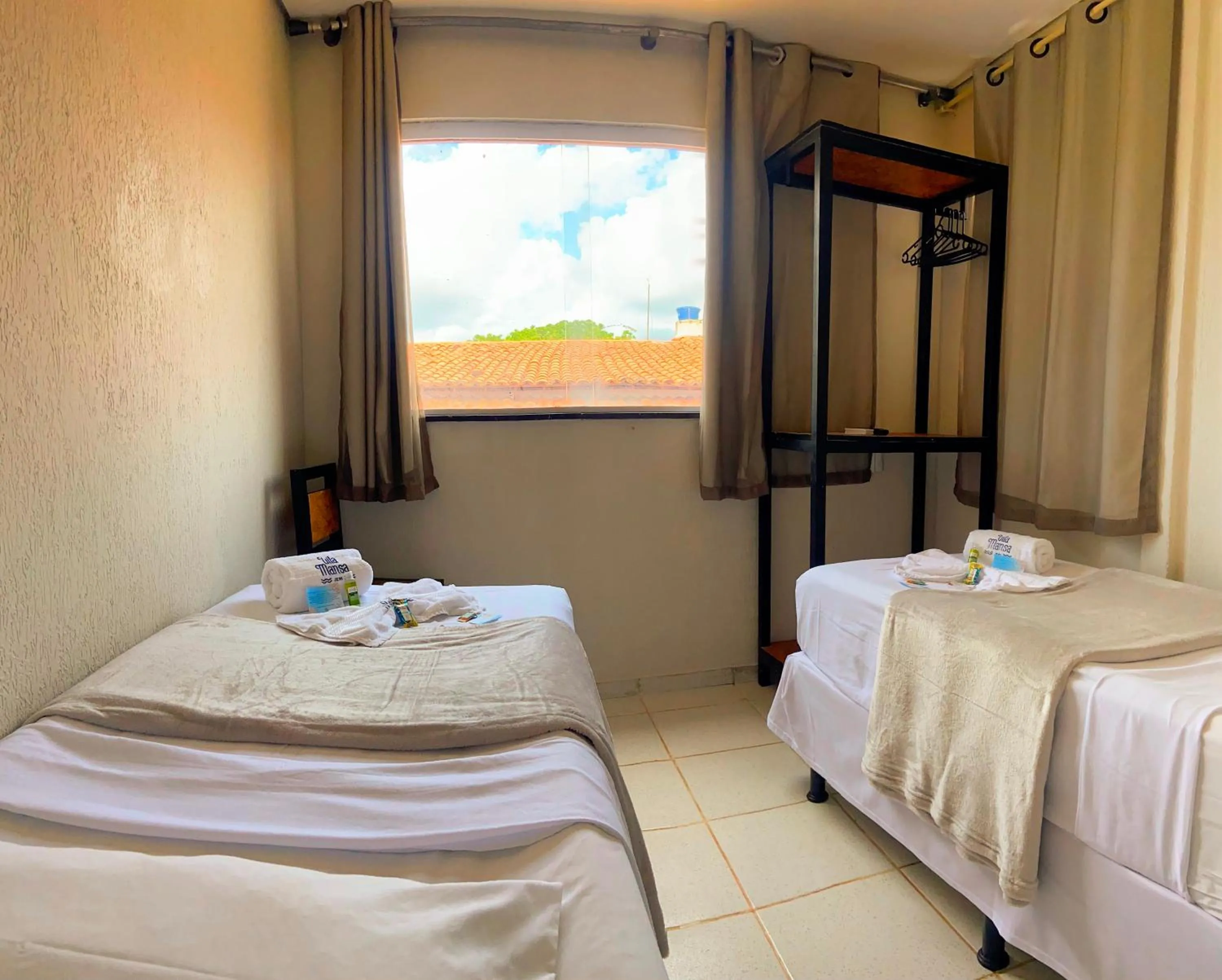 Bed in Pousada Vila Mansa Jeri