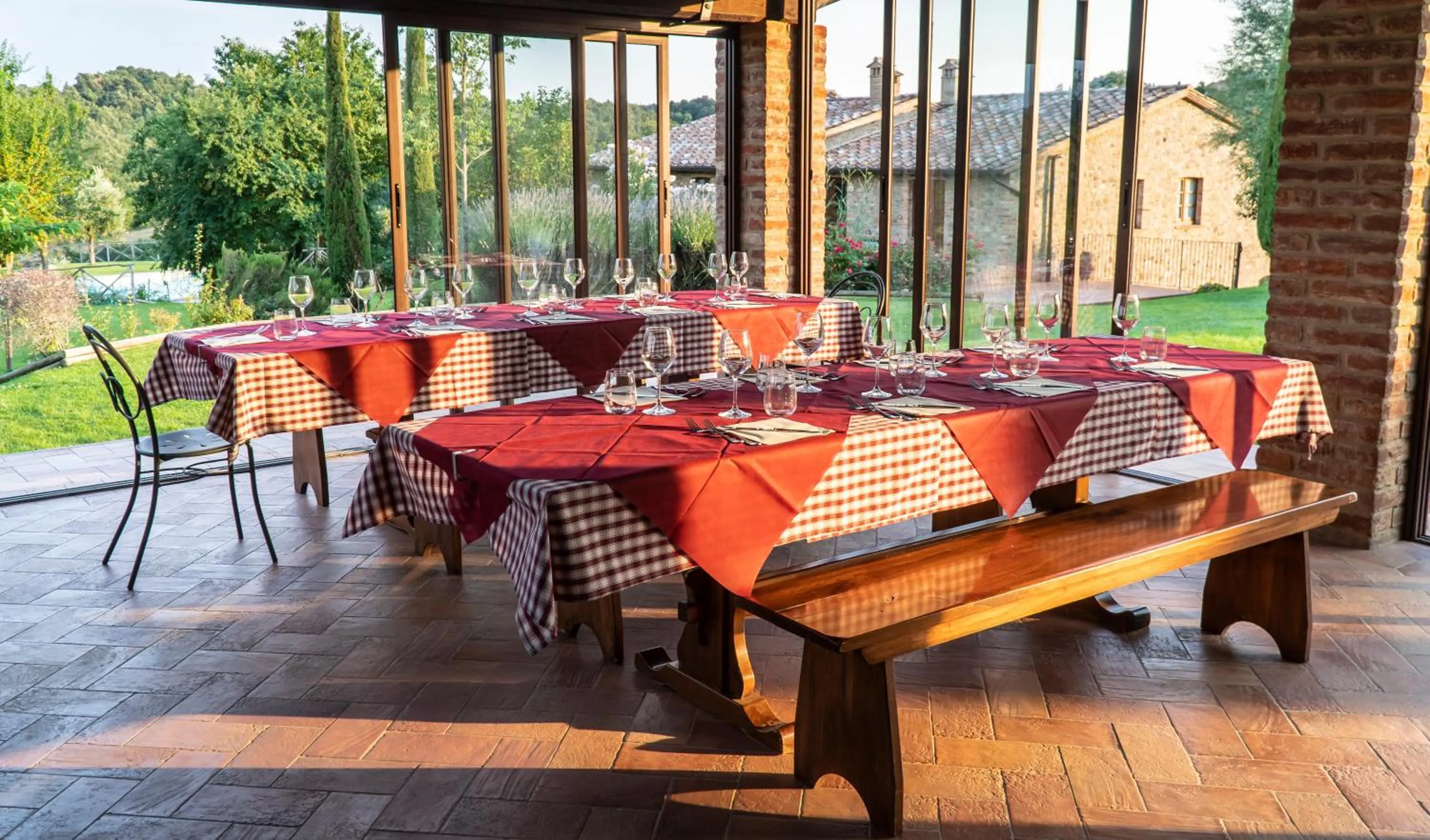 Patio in PanElios Borgo Vacanze