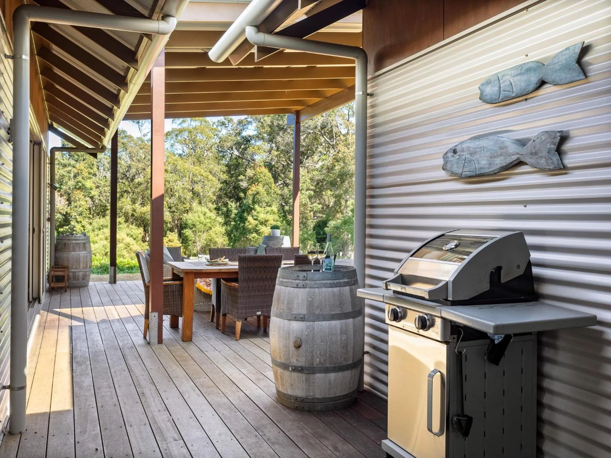 BBQ facilities in The Deck - Margaret River NEW
