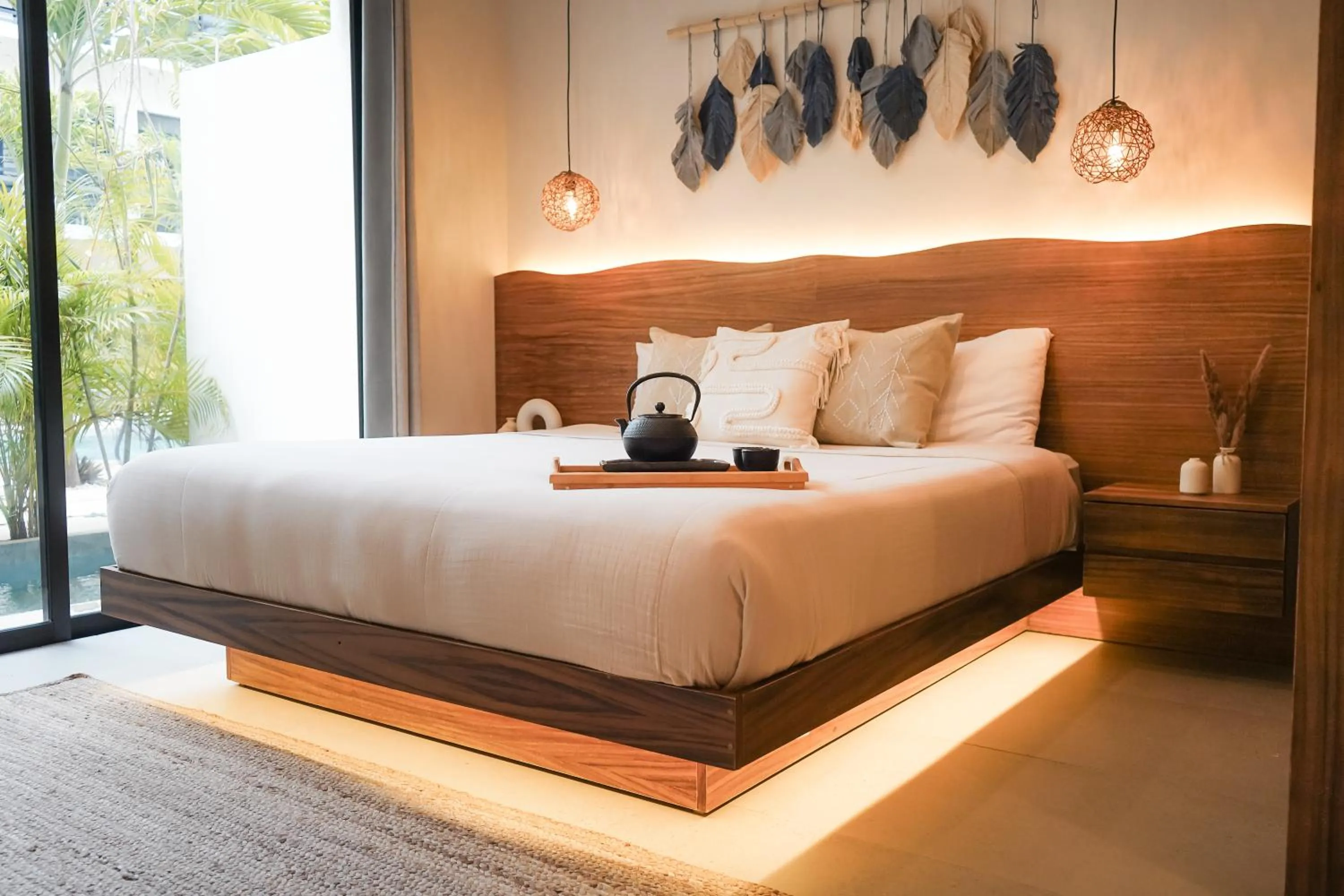 Bed in Otonomus Tulum