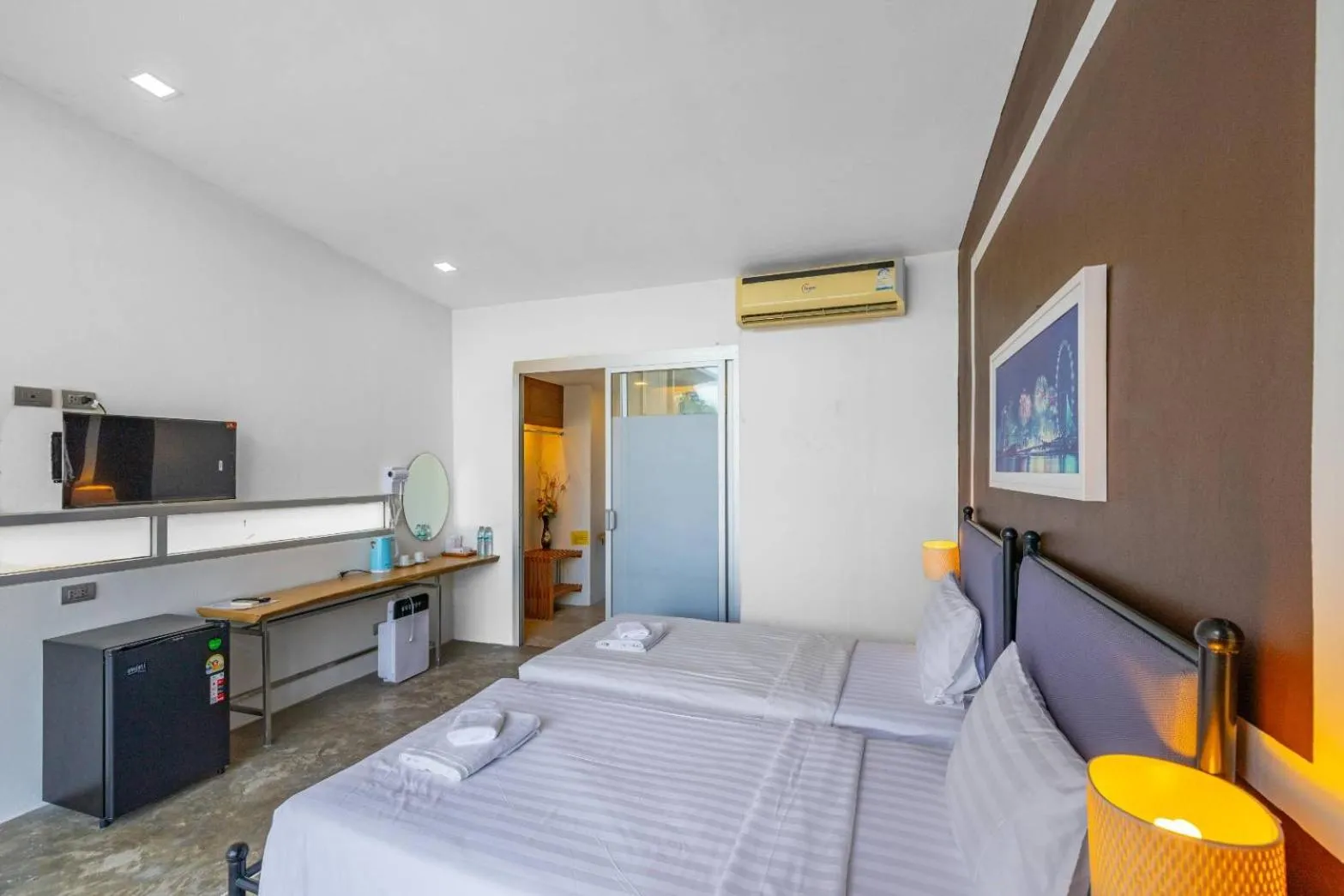 Bedroom, Bed in Sunset Serenity Jomtien Resort