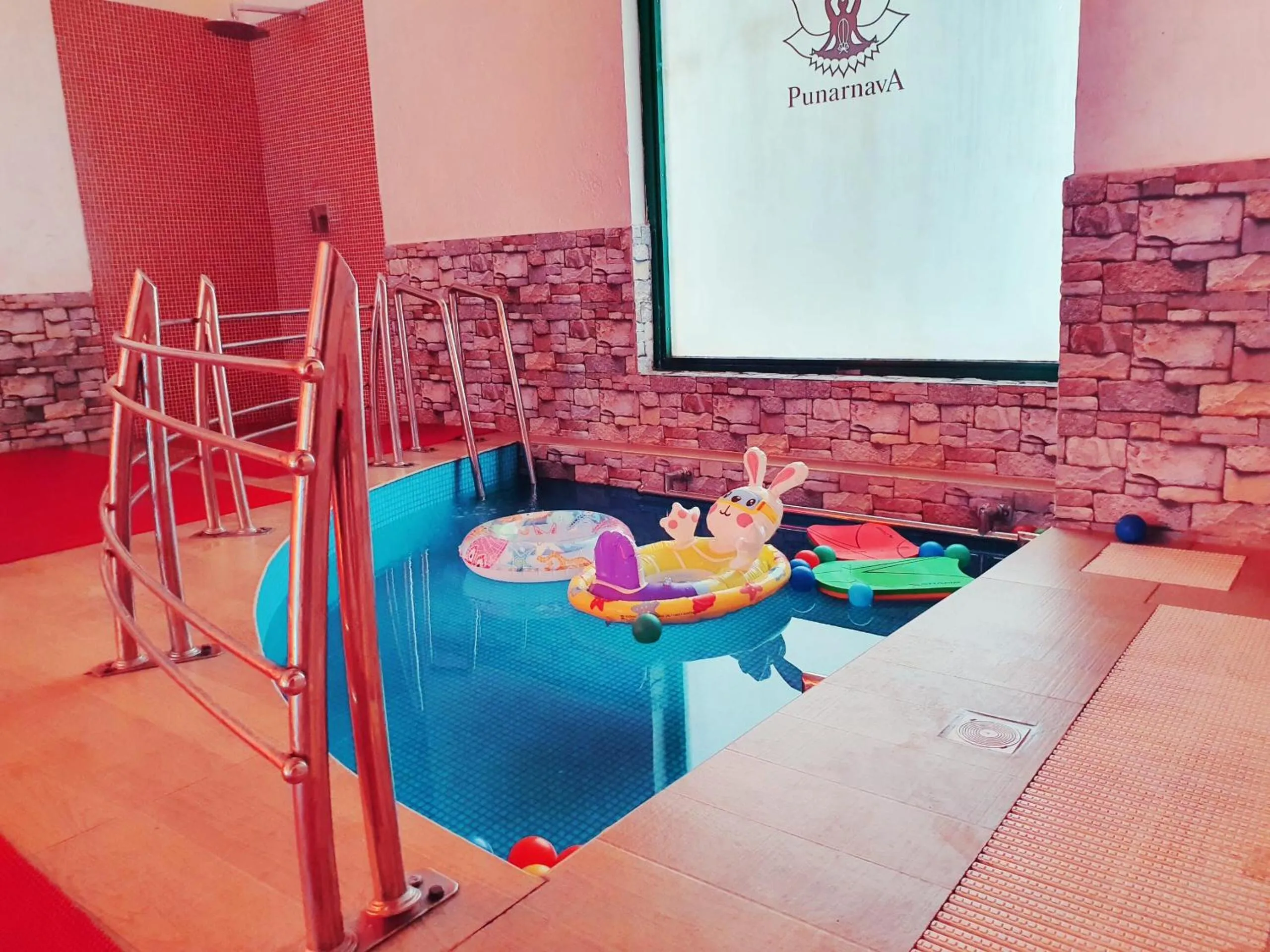 Swimming pool in Sukoon - A Wellness Resort, Uttarakhand