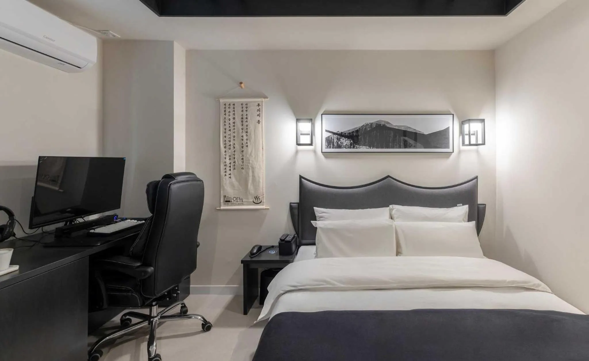 Bed in Aank Hotel and Spa Jongno Unni