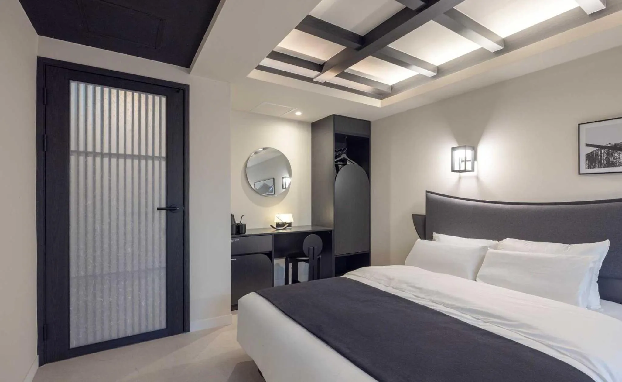 Bed in Aank Hotel and Spa Jongno Unni