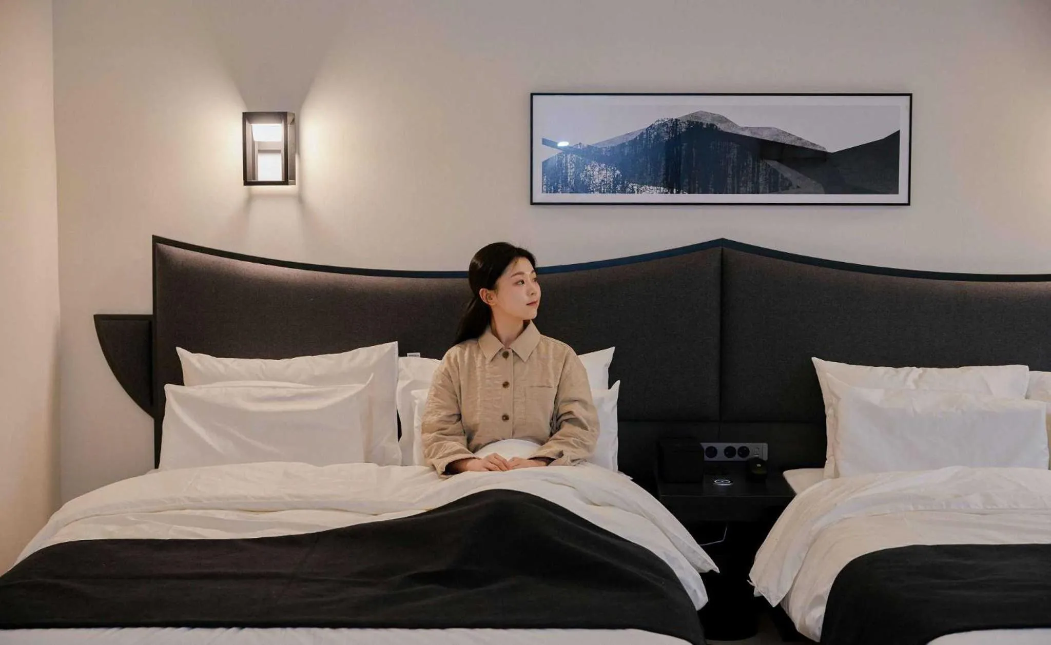 Photo of the whole room, Bed in Aank Hotel and Spa Jongno Unni