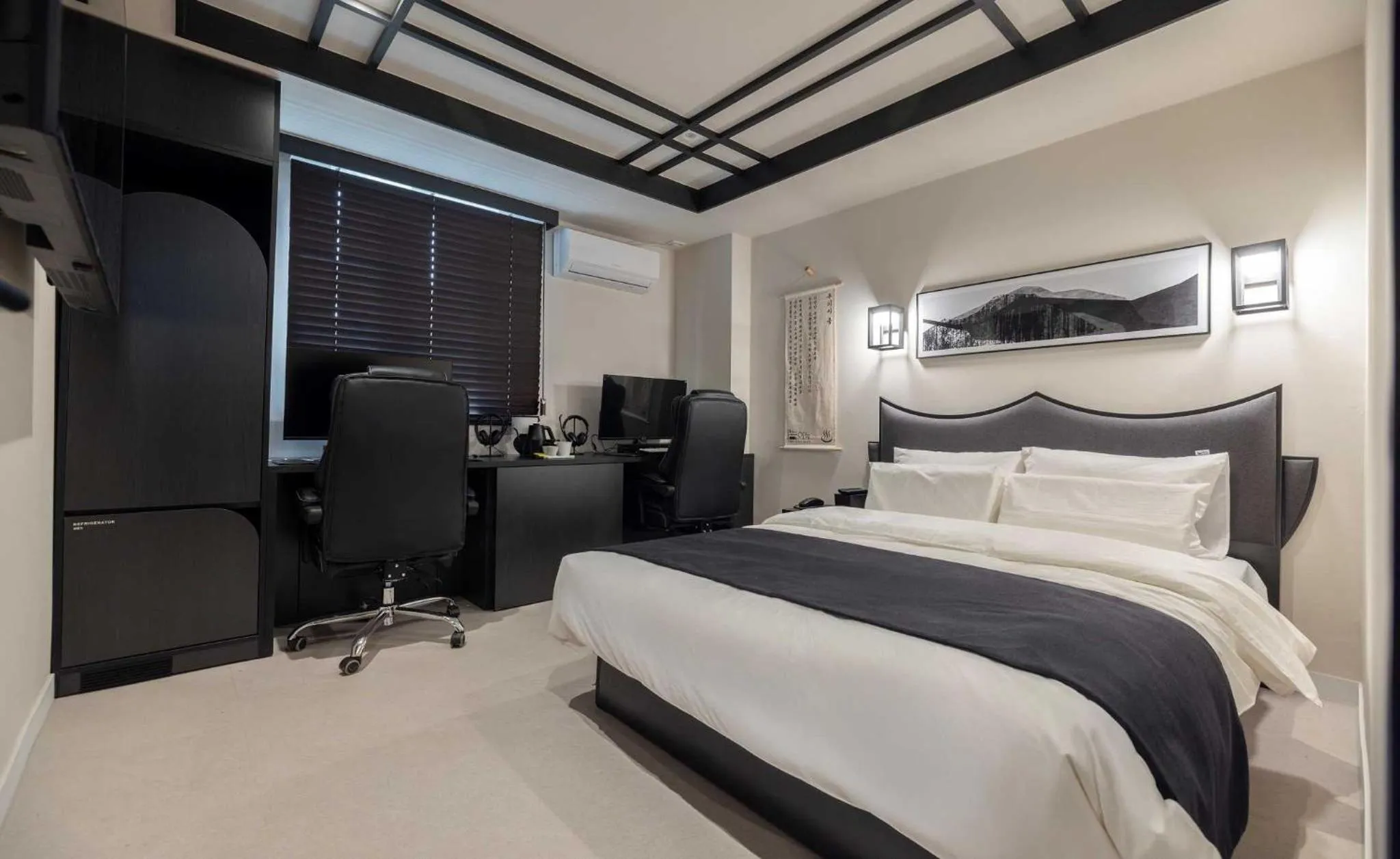 Bed in Aank Hotel and Spa Jongno Unni