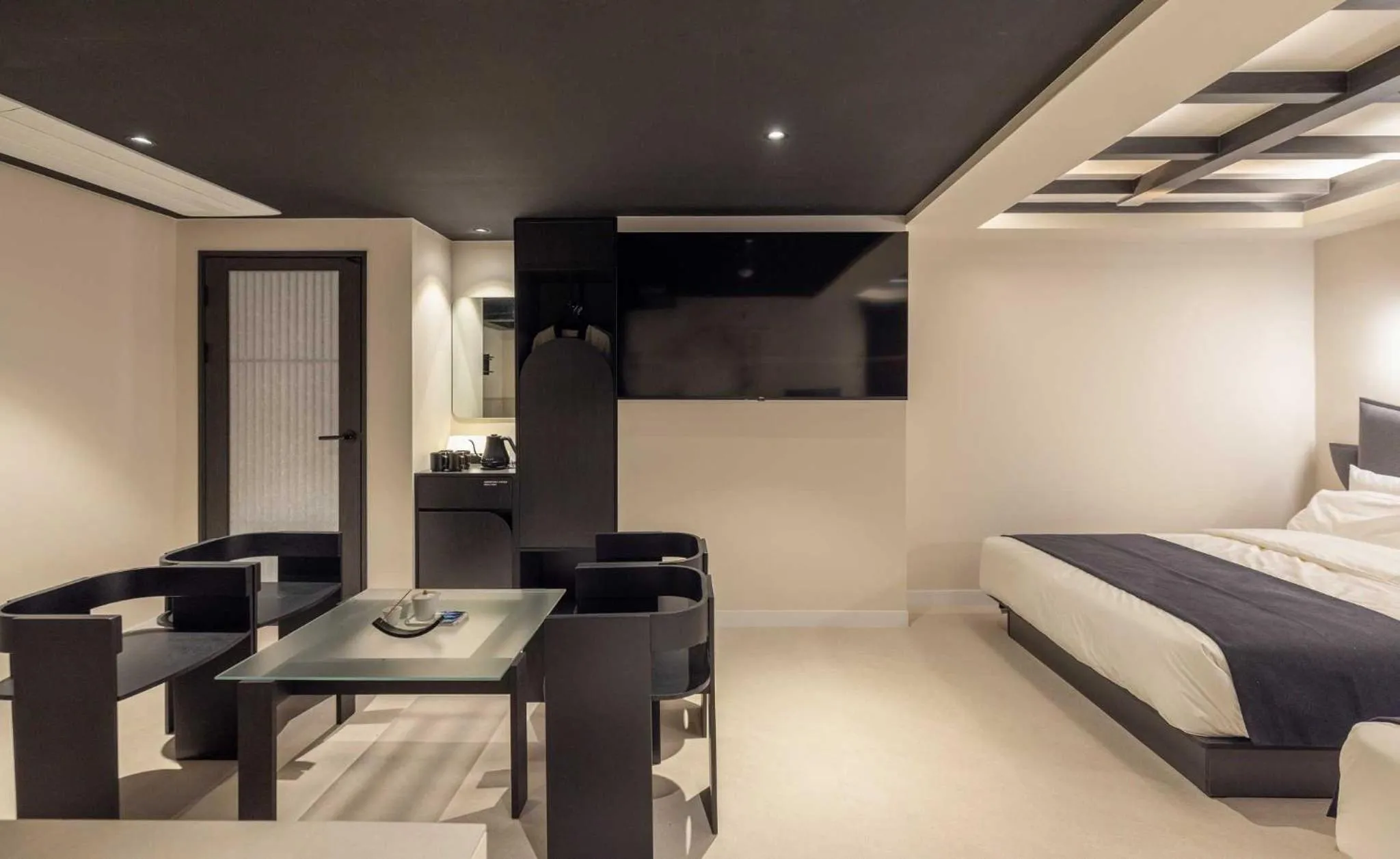 TV and multimedia, Bed in Aank Hotel and Spa Jongno Unni