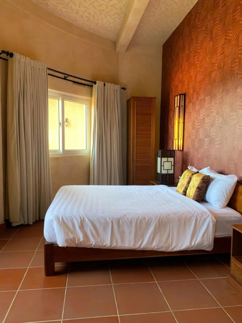 Bed in Melon Resort & Pickleball Club Mũi Né