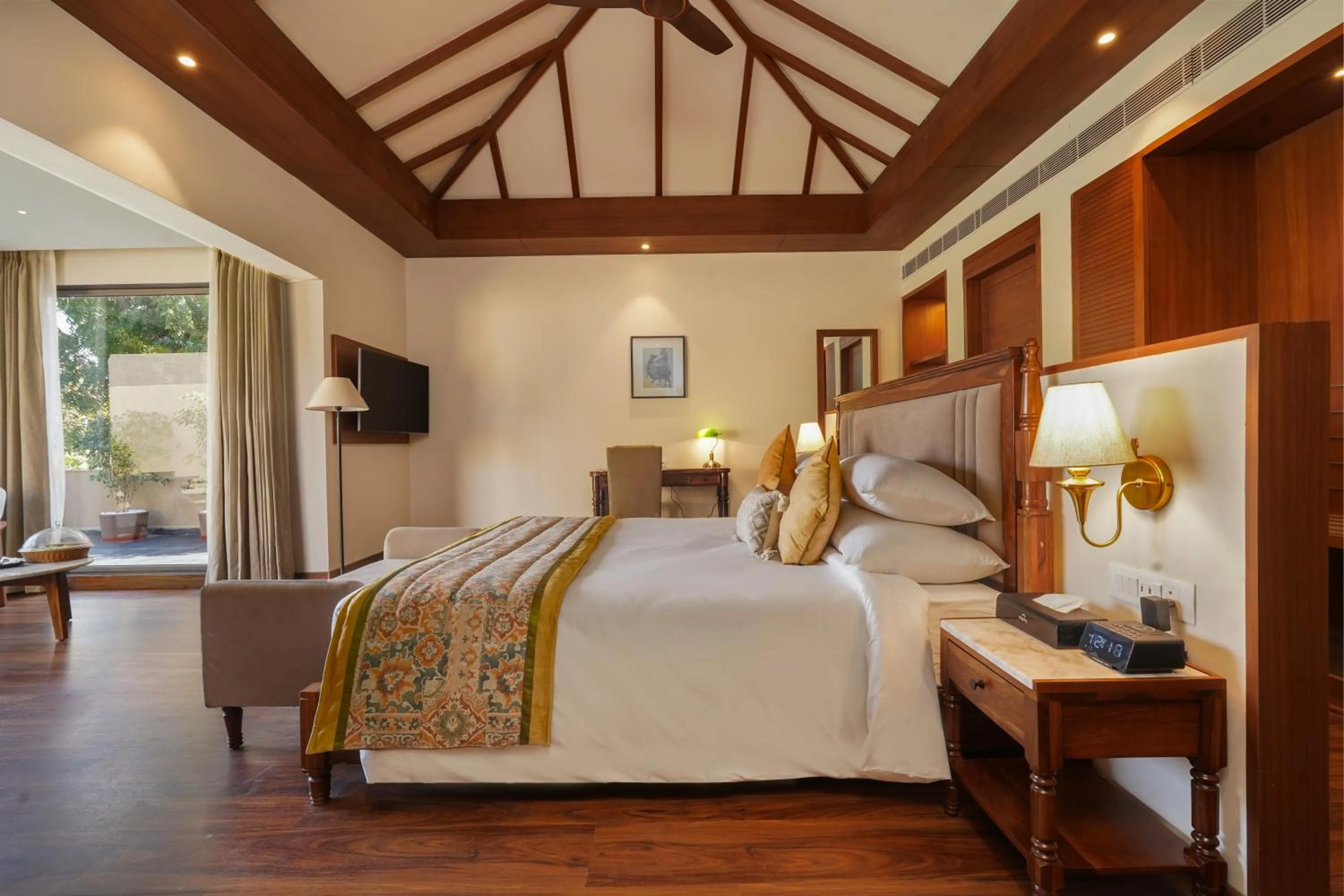 Bedroom, Bed in Tree of Life Amara Resorts & Spa, Udaipur