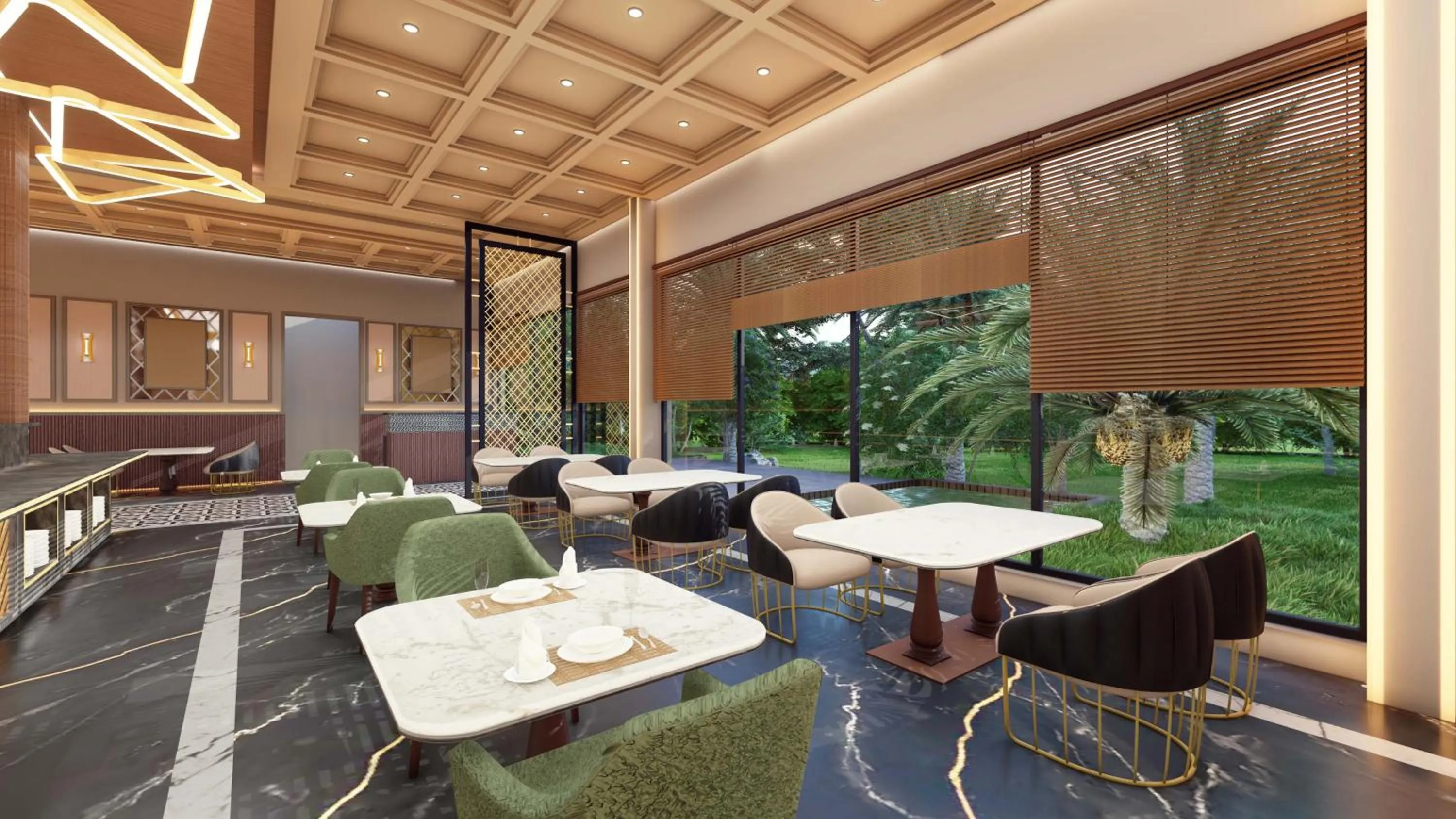 Restaurant/places to eat in Tree of Life Amara Resorts & Spa, Udaipur