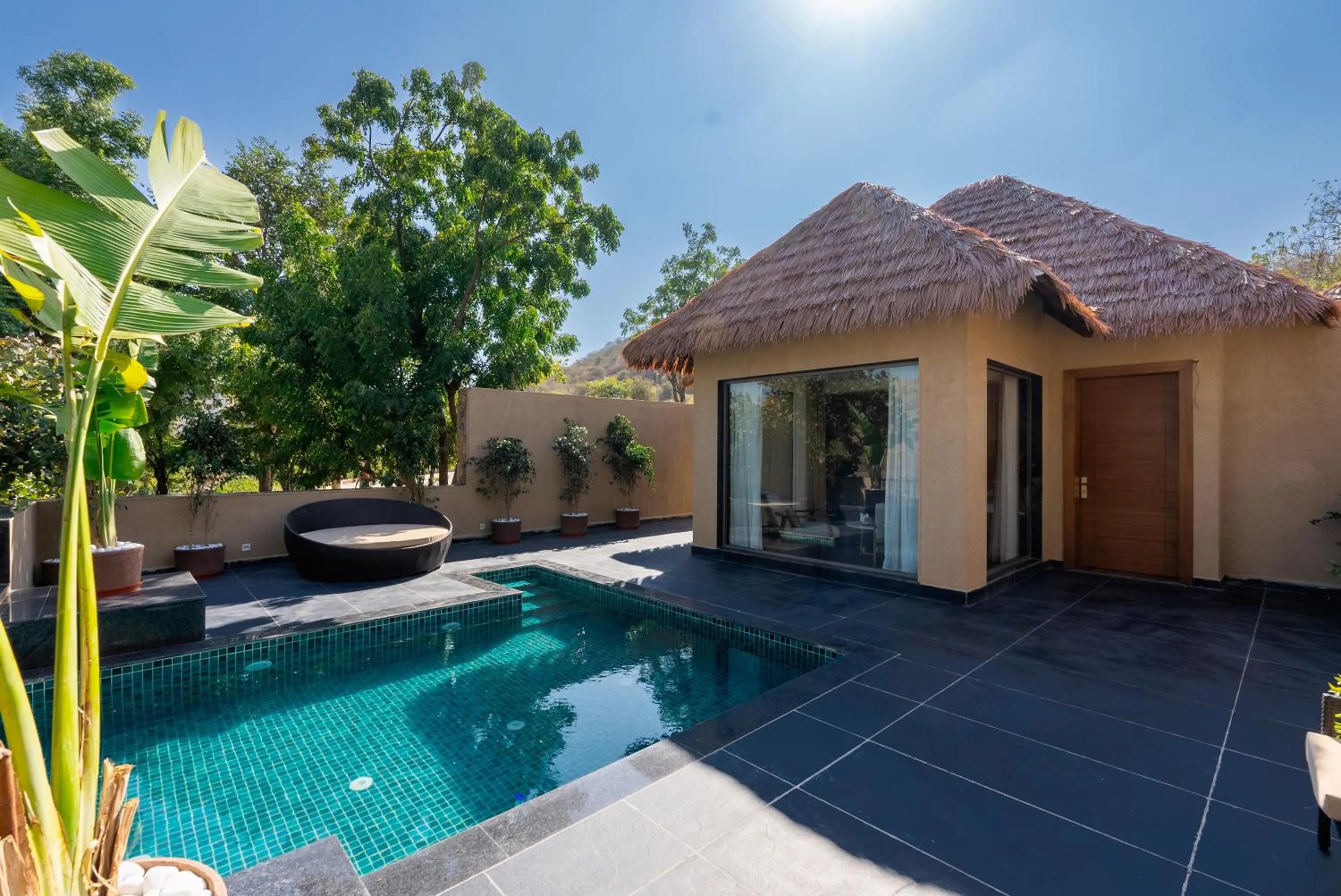 Swimming pool in Tree of Life Amara Resorts & Spa, Udaipur
