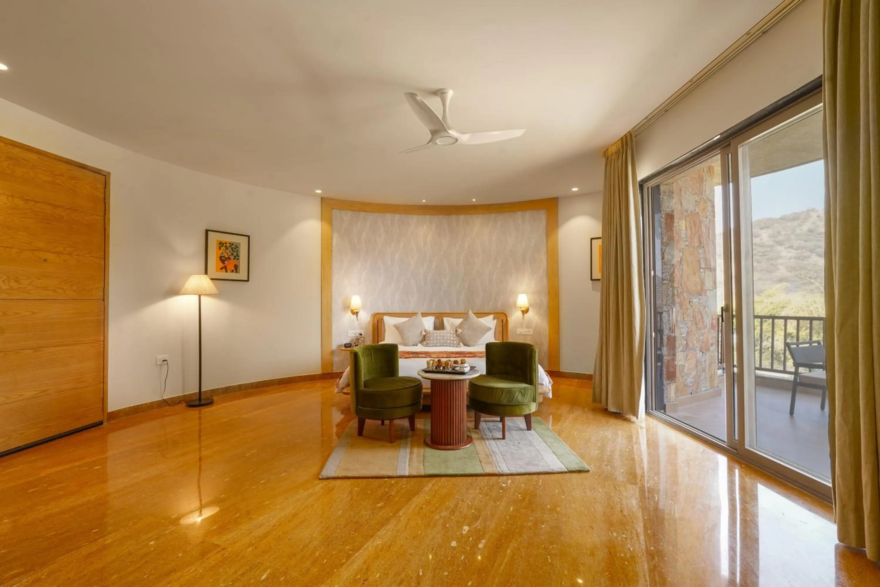 Bedroom in Tree of Life Amara Resorts & Spa, Udaipur