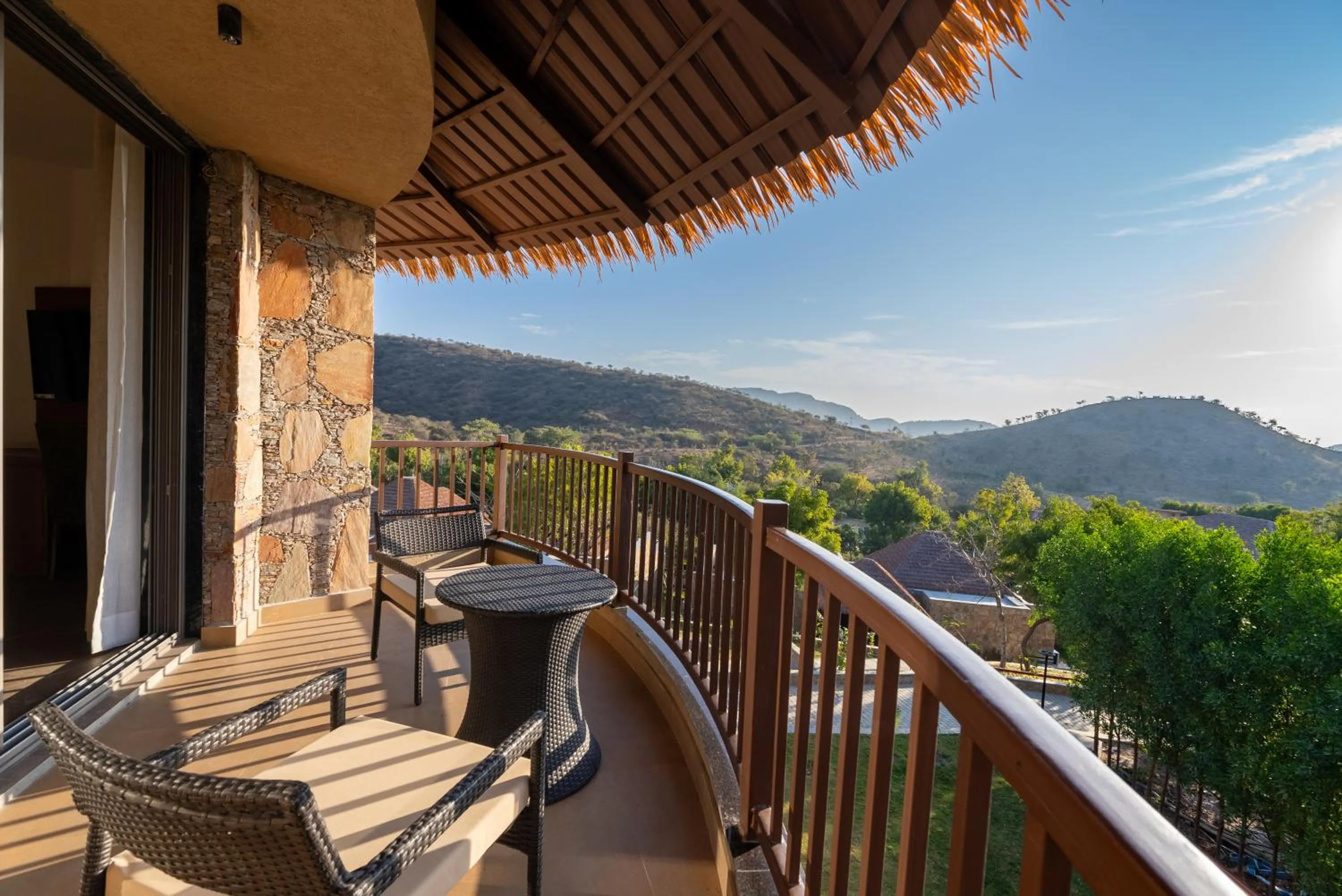 Balcony/Terrace in Tree of Life Amara Resorts & Spa, Udaipur