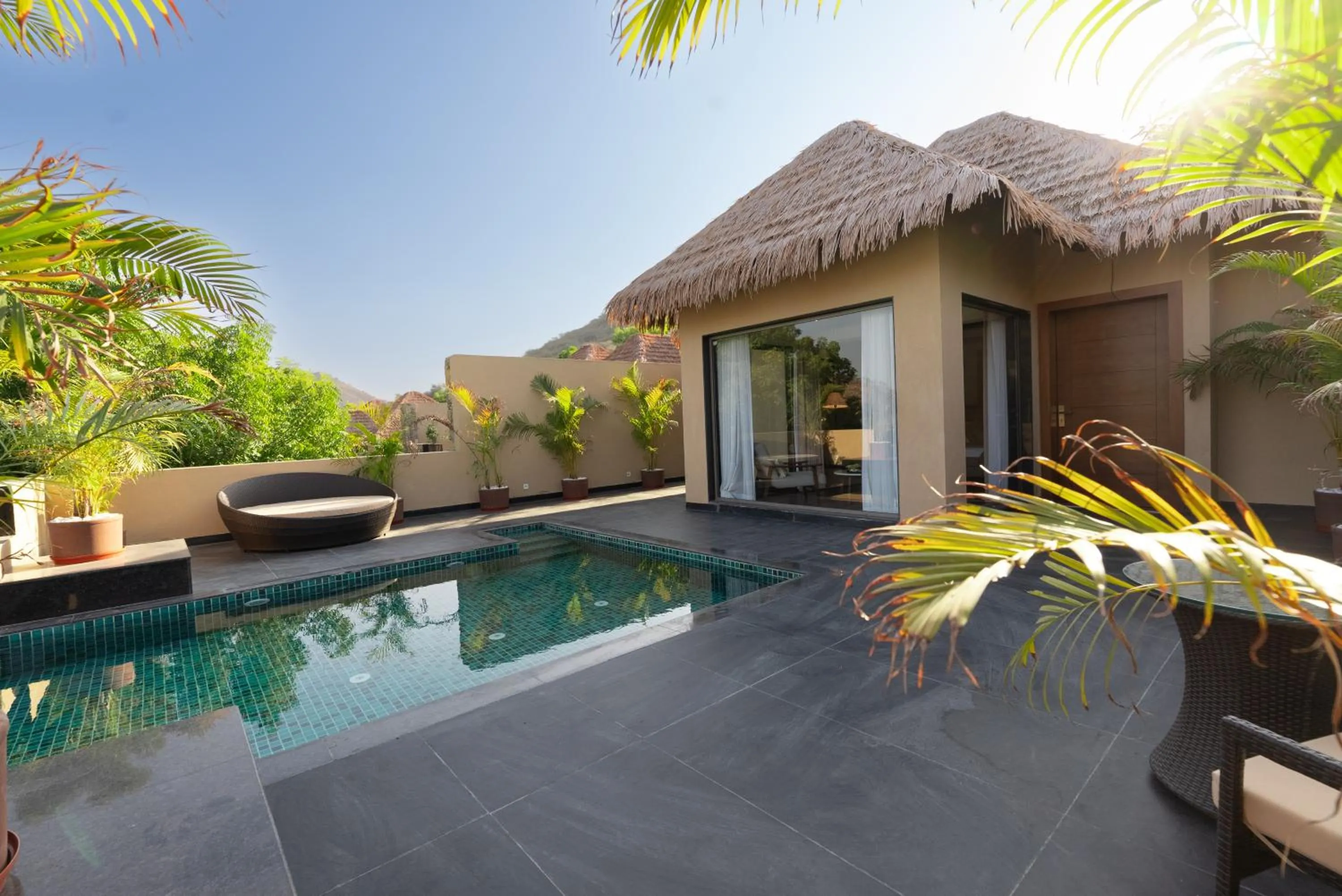 Swimming pool in Tree of Life Amara Resorts & Spa, Udaipur