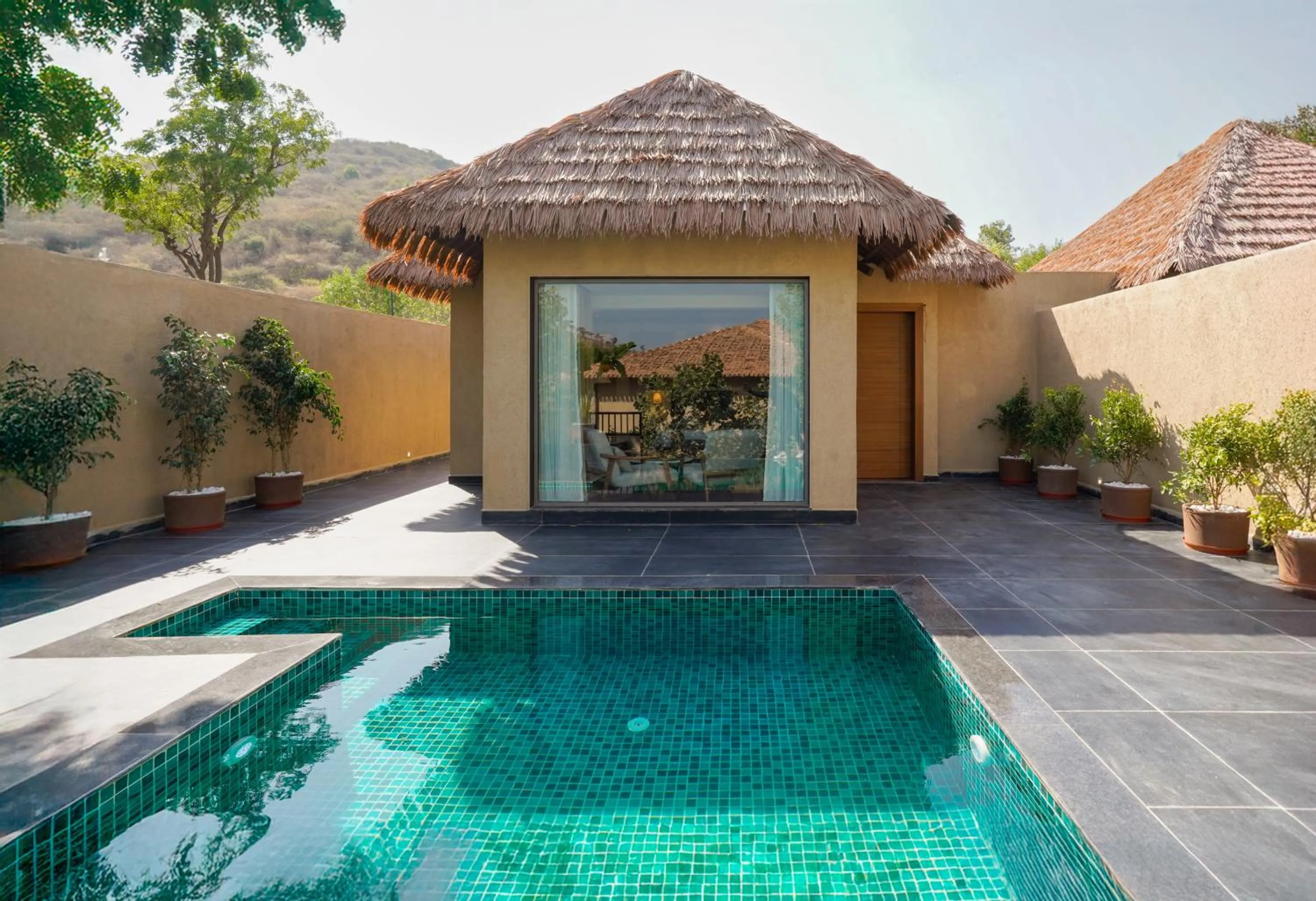 Pool view in Tree of Life Amara Resorts & Spa, Udaipur