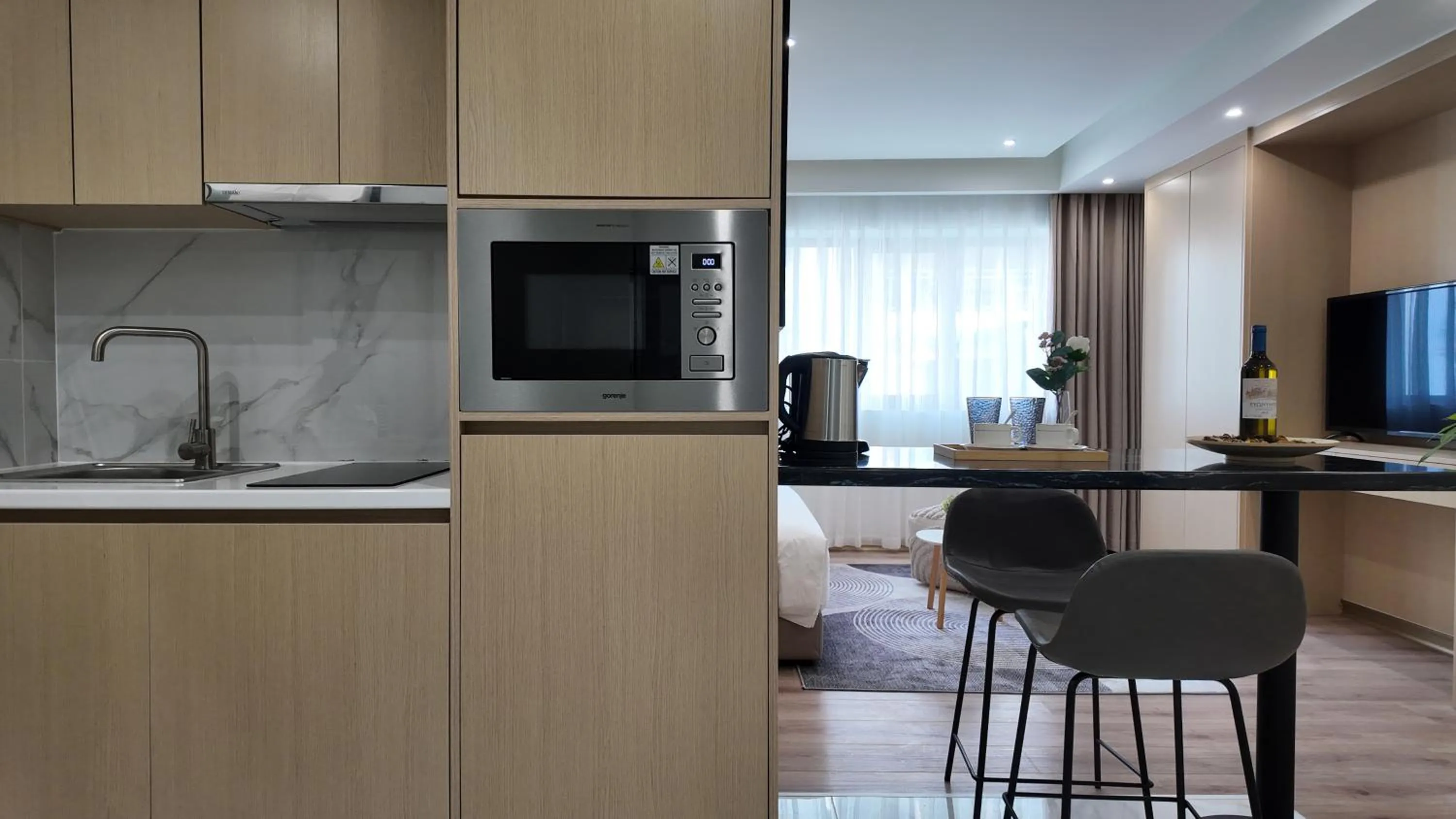 Coffee/tea facilities in CC LUX Suites in Piraeus Port