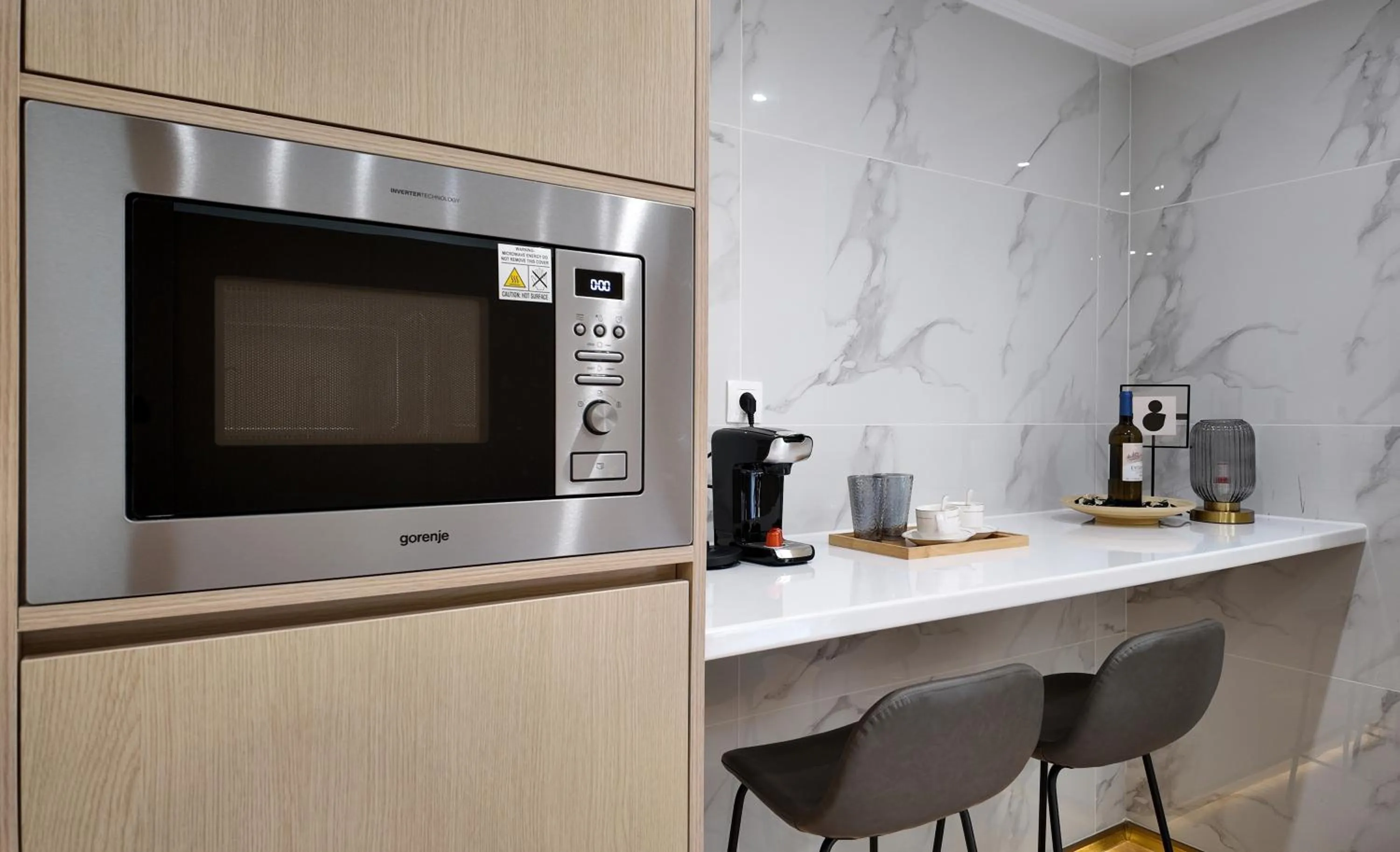 Coffee/tea facilities in CC LUX Suites in Piraeus Port