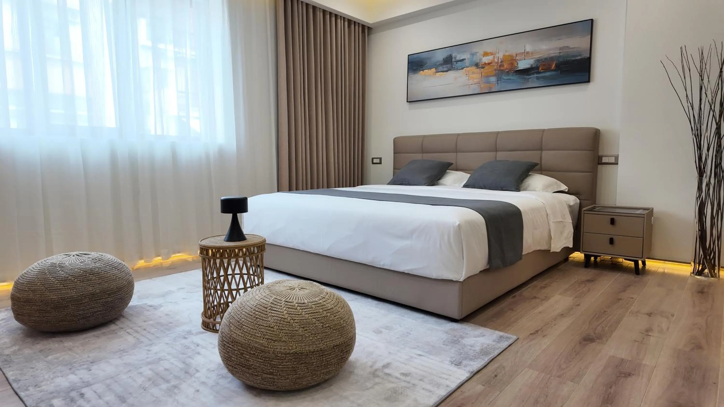 Bedroom, Bed in CC LUX Suites in Piraeus Port