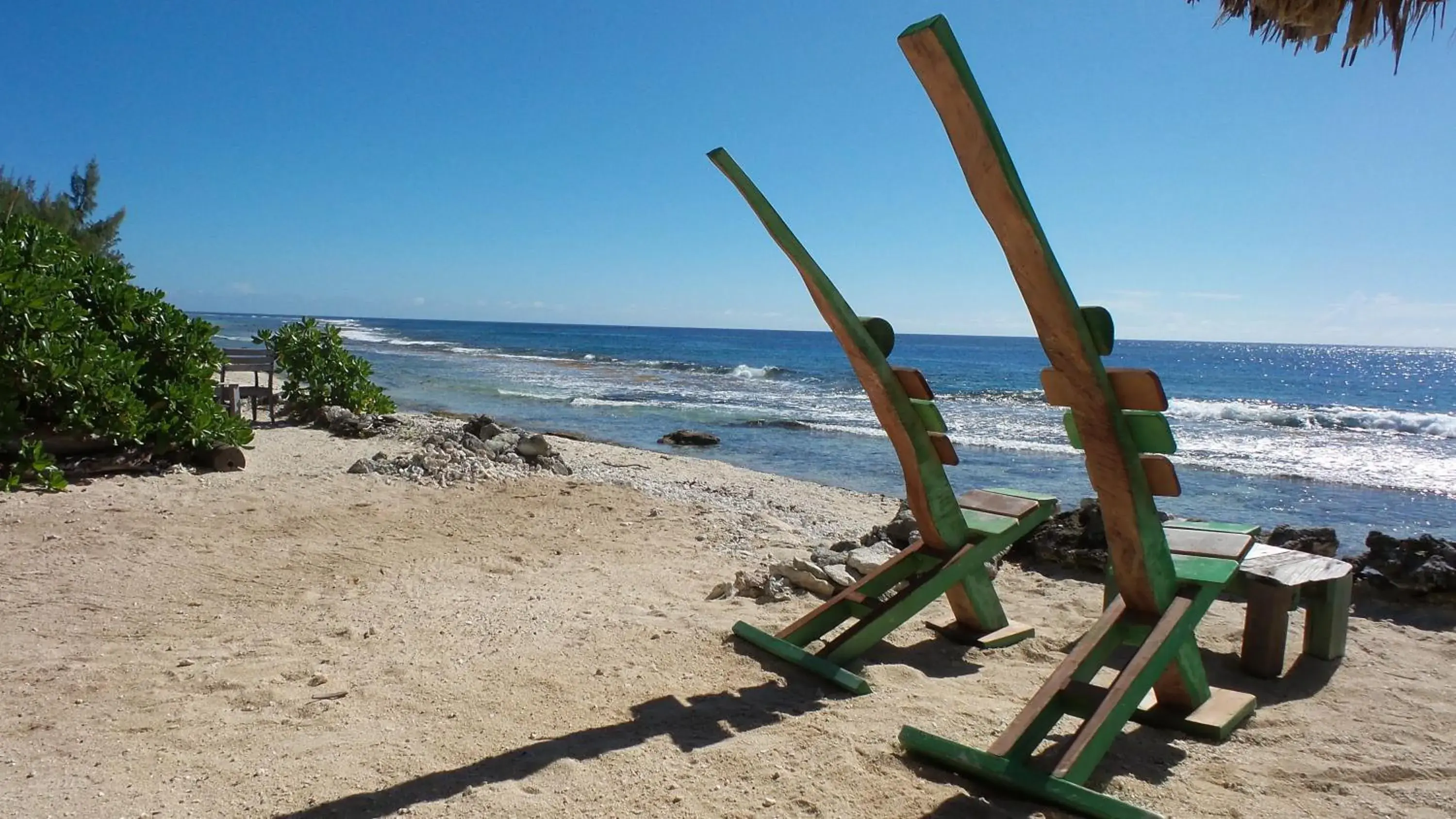Sea view in Green Lodge Moorea Sea view in Green Lodge Moorea
