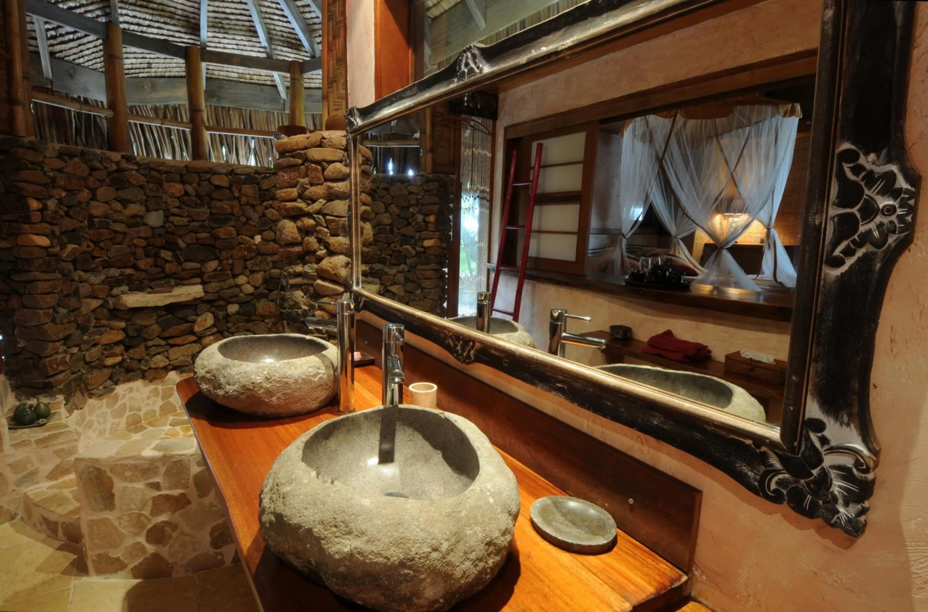 Bathroom in Green Lodge Moorea