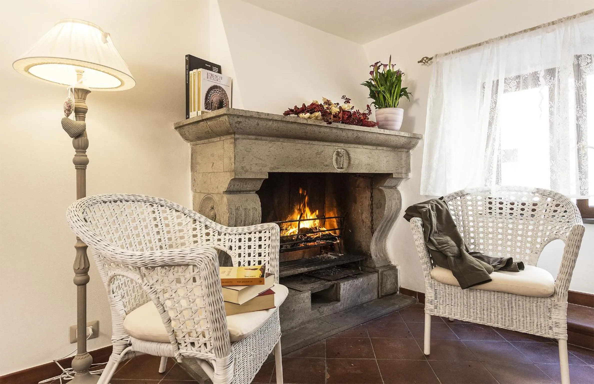 Communal lounge/ TV room in B&B I Tre Camini