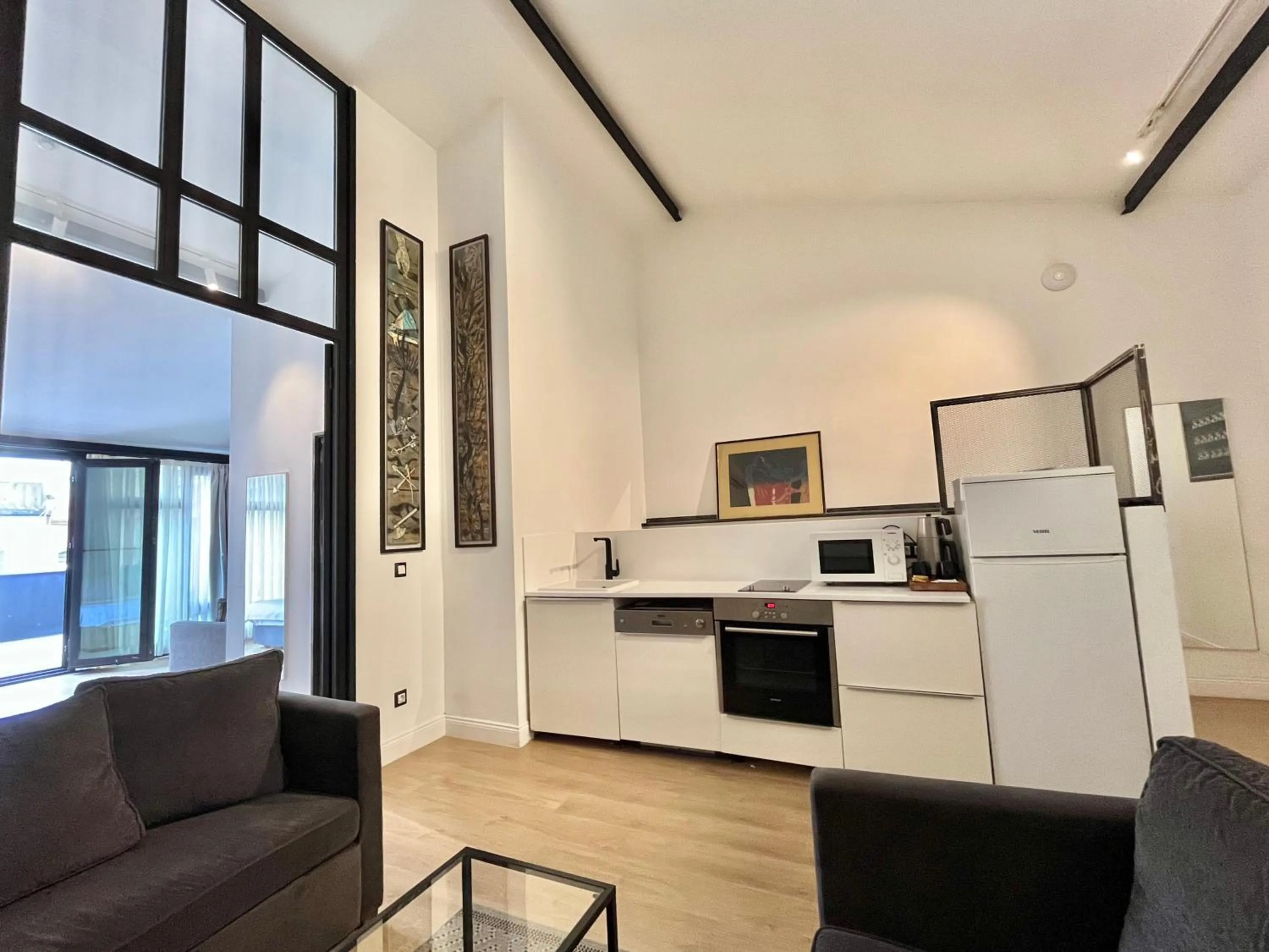 Kitchen or kitchenette in Fitas Oda Hotel