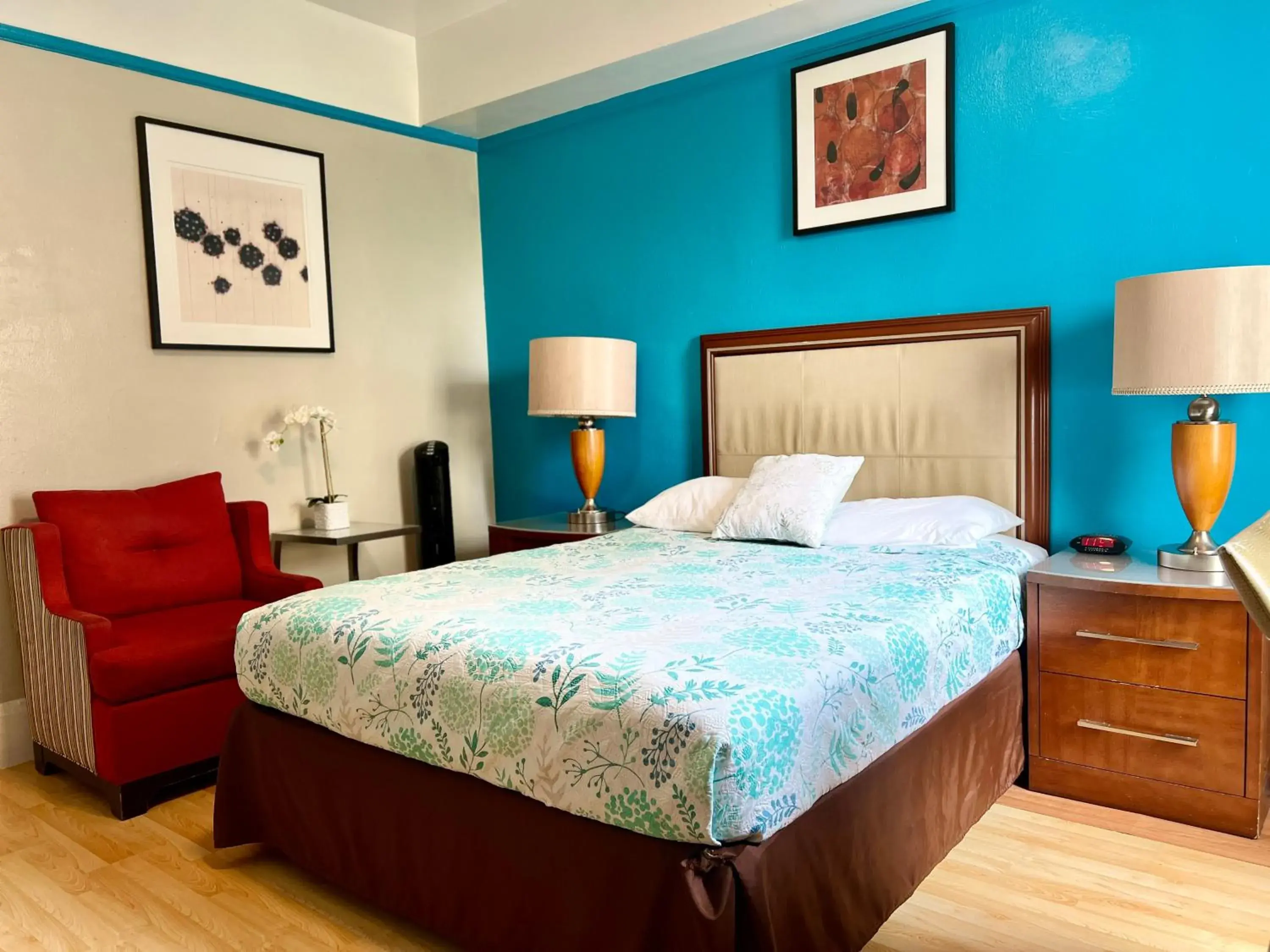 Bed in Admiral Hotel Bed in Admiral Hotel