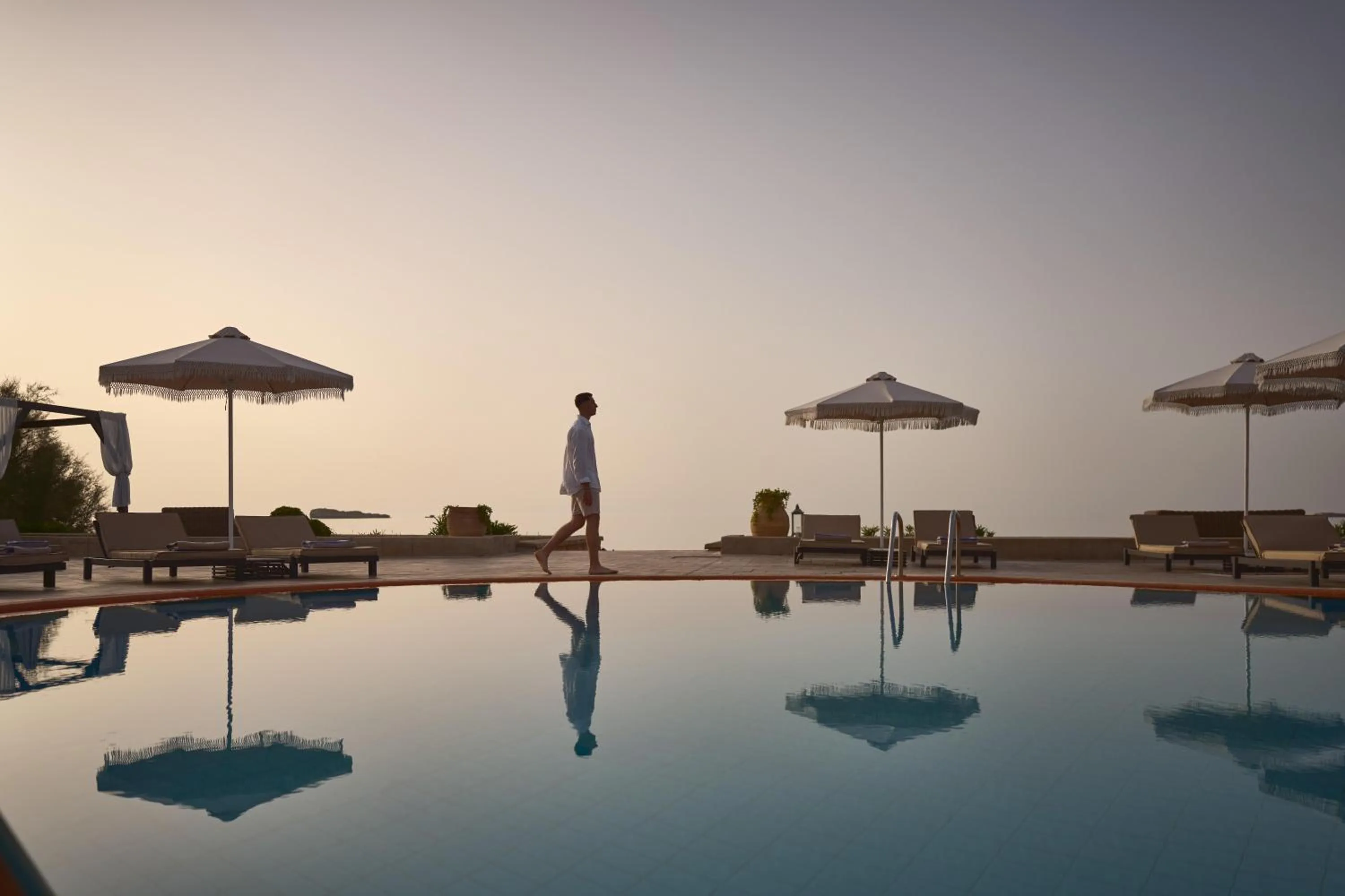 Swimming pool in Lindian Dream Seaside Resort- Adults Only