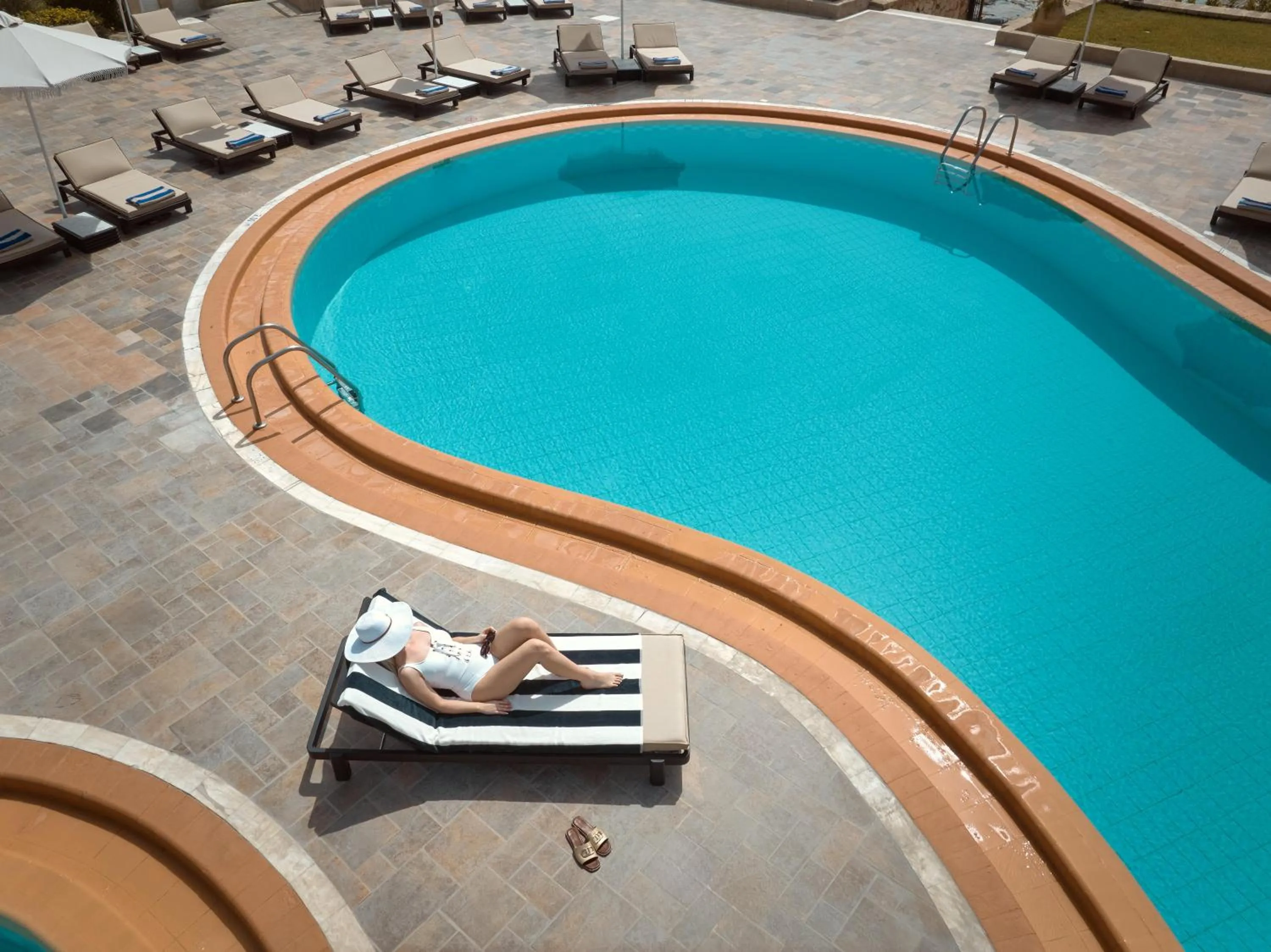 Swimming pool in Lindian Dream Seaside Resort- Adults Only