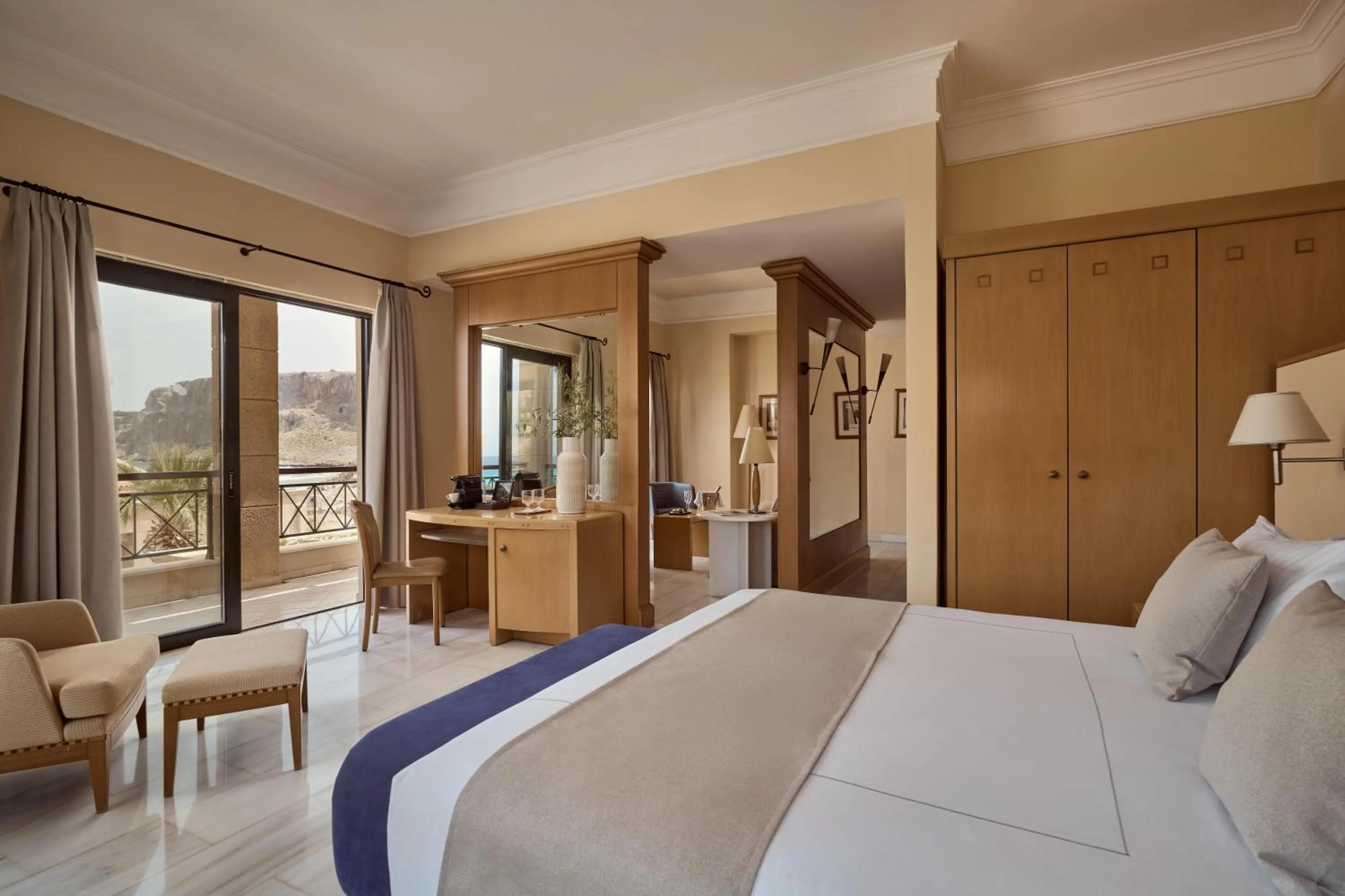 Photo of the whole room, Bed in Lindian Dream Seaside Resort- Adults Only