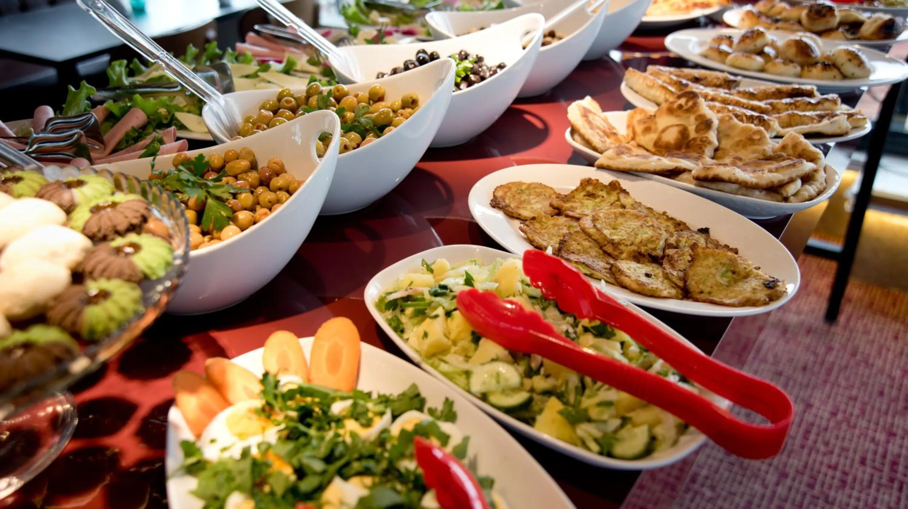 Buffet breakfast in Grand Ambiance Hotel