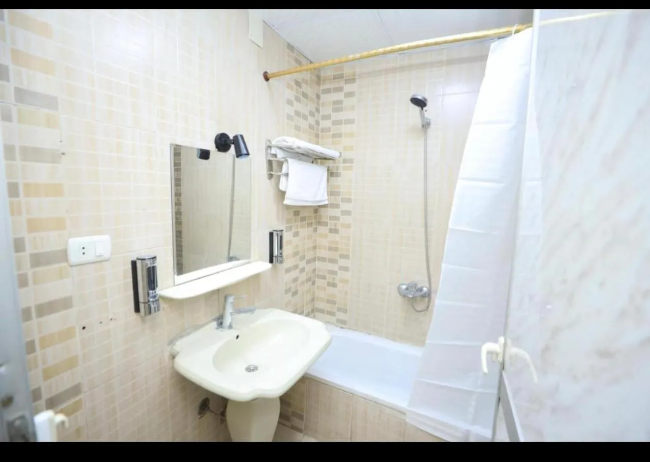 Shower in Dreamers Hotel
