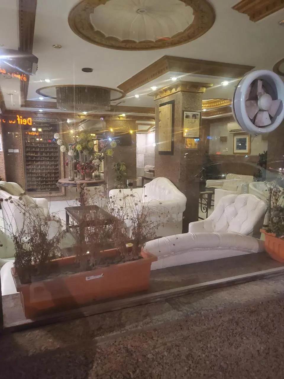 Seating area in Dreamers Hotel