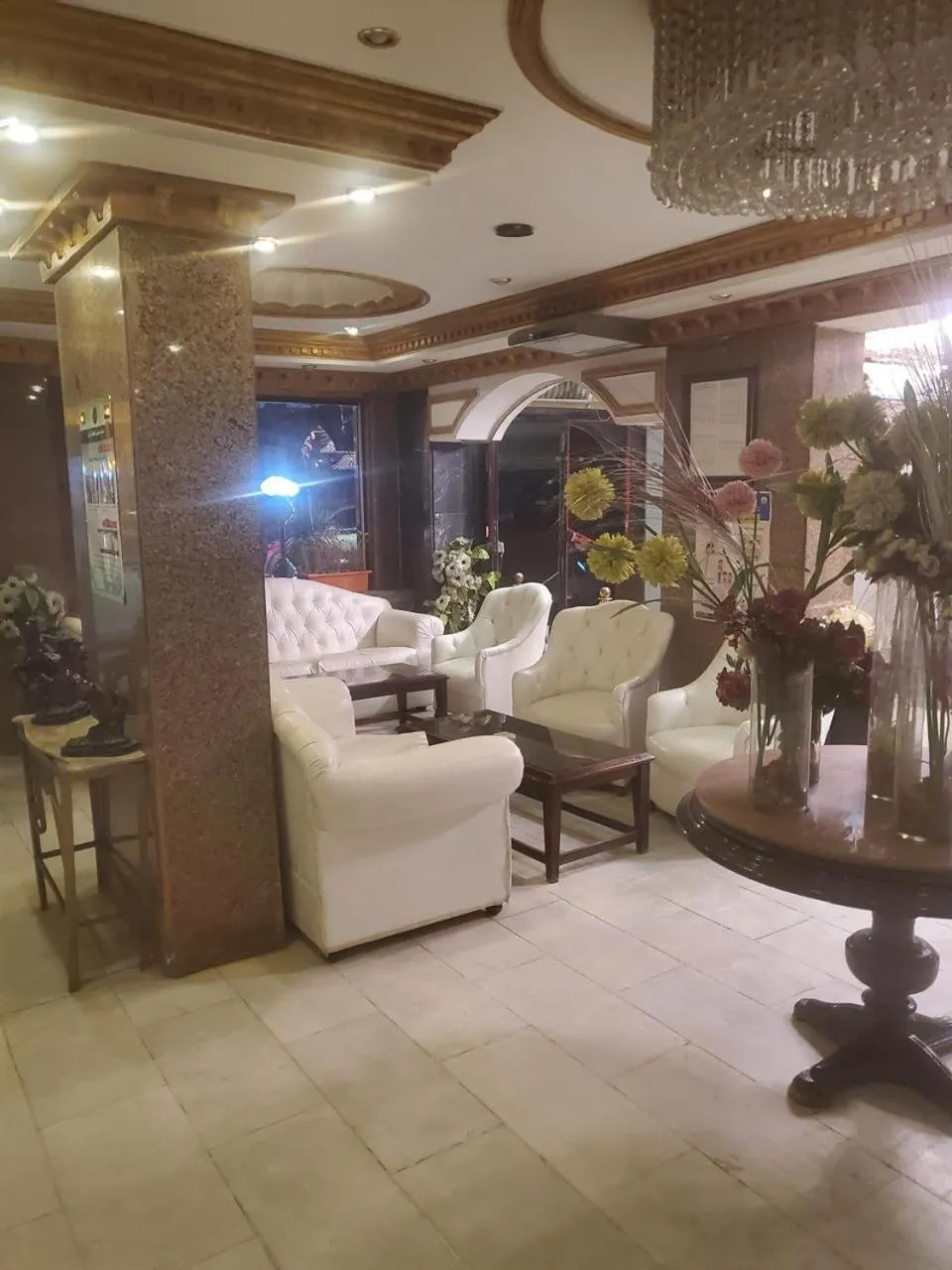 Seating area in Dreamers Hotel