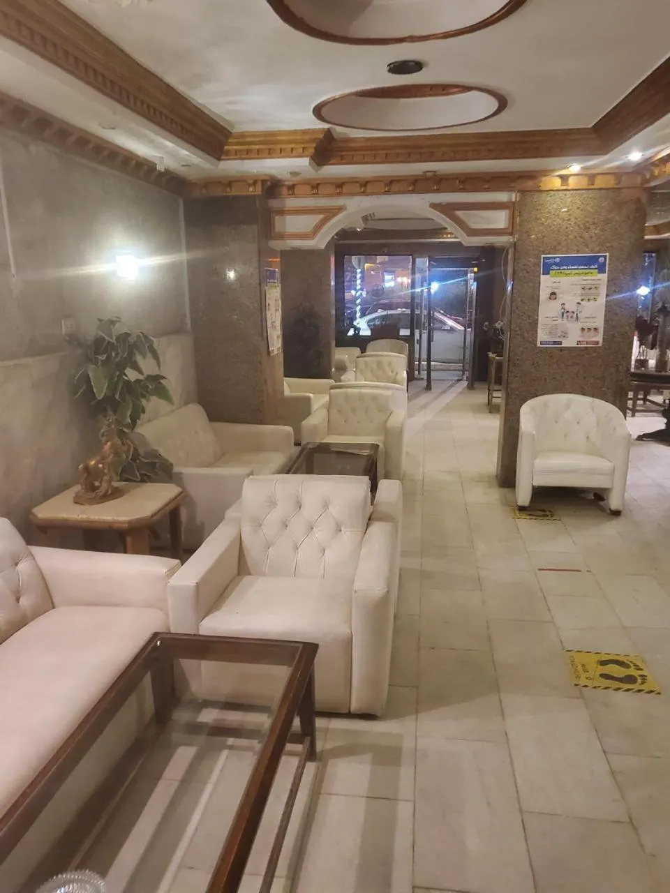 Seating area in Dreamers Hotel