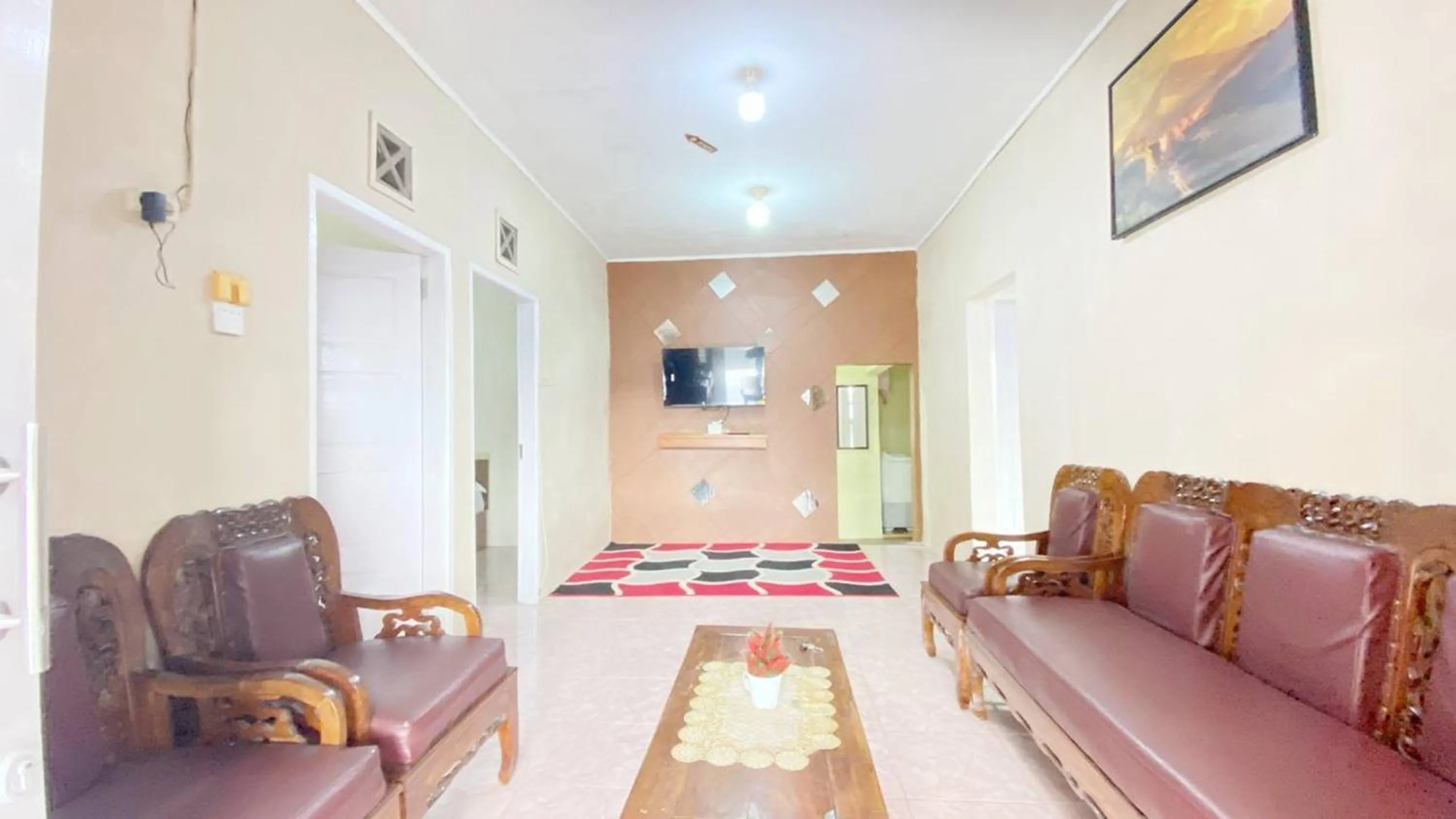 Bedroom in Villa Palacios Syari'ah Bukittinggi