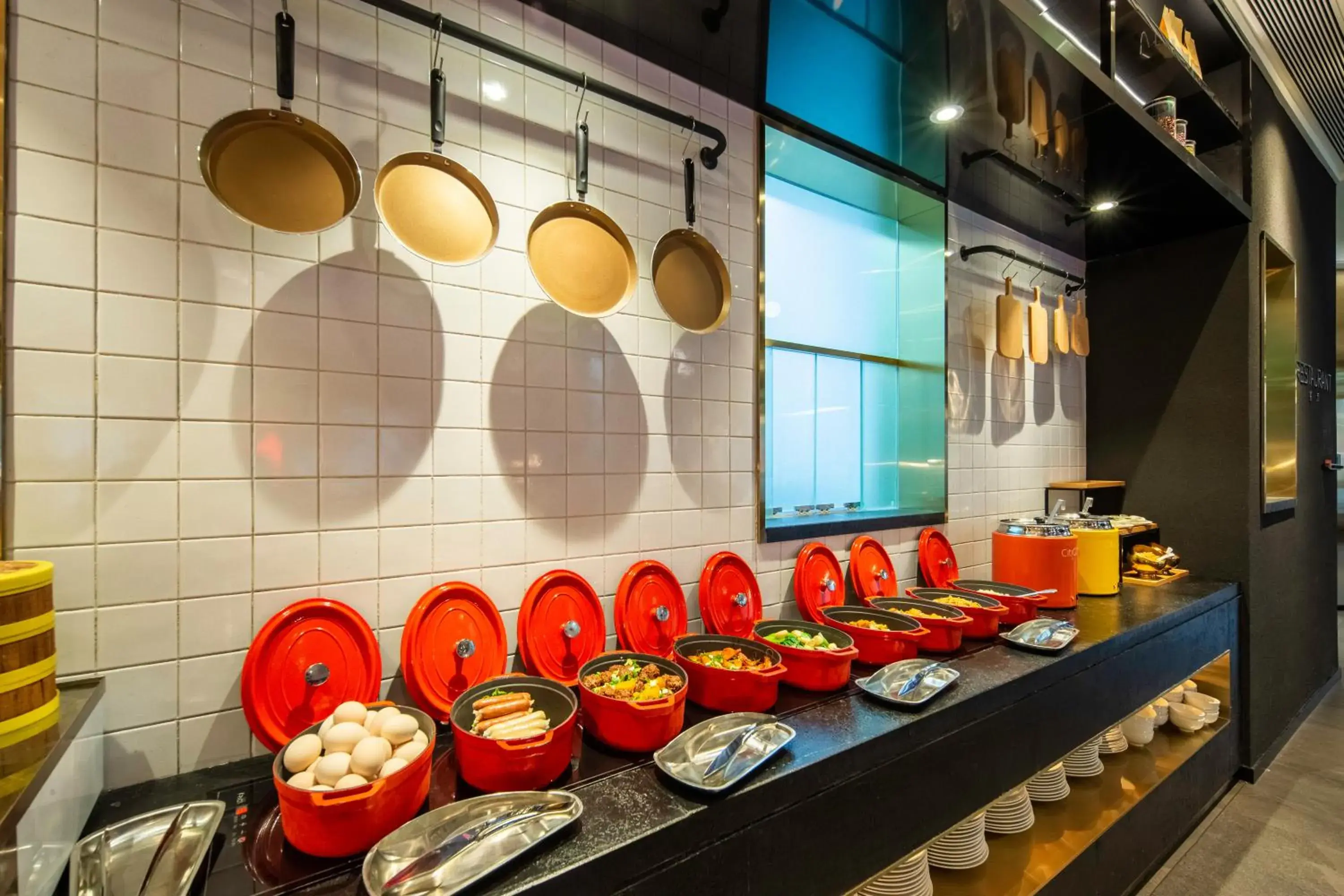 Buffet breakfast in CitiGO Hotel Tianjin Binjiang Road Buffet breakfast in CitiGO Hotel Tianjin Binjiang Road