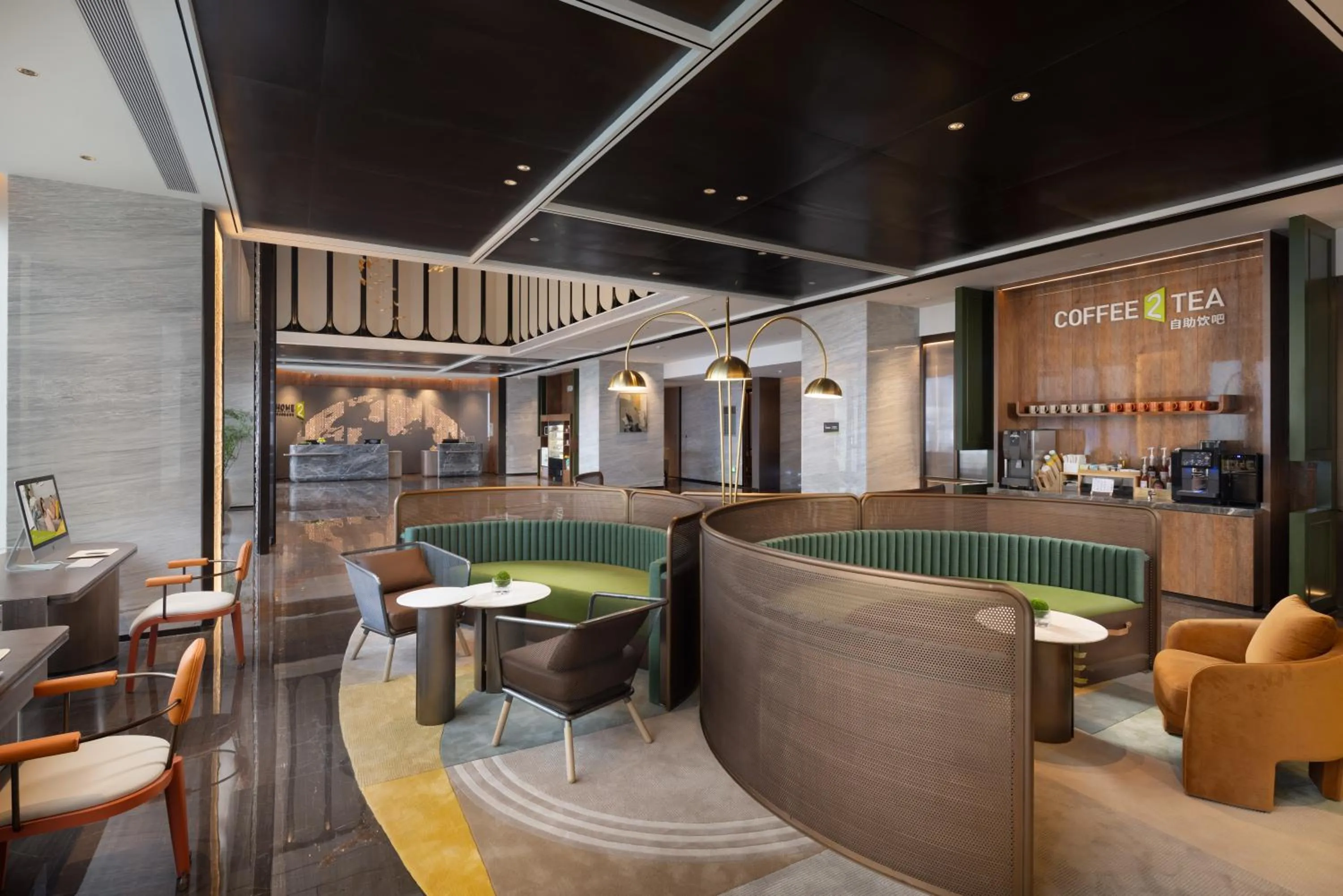 Seating area in Home2 Suite by Hilton Yiwu World Trade Center