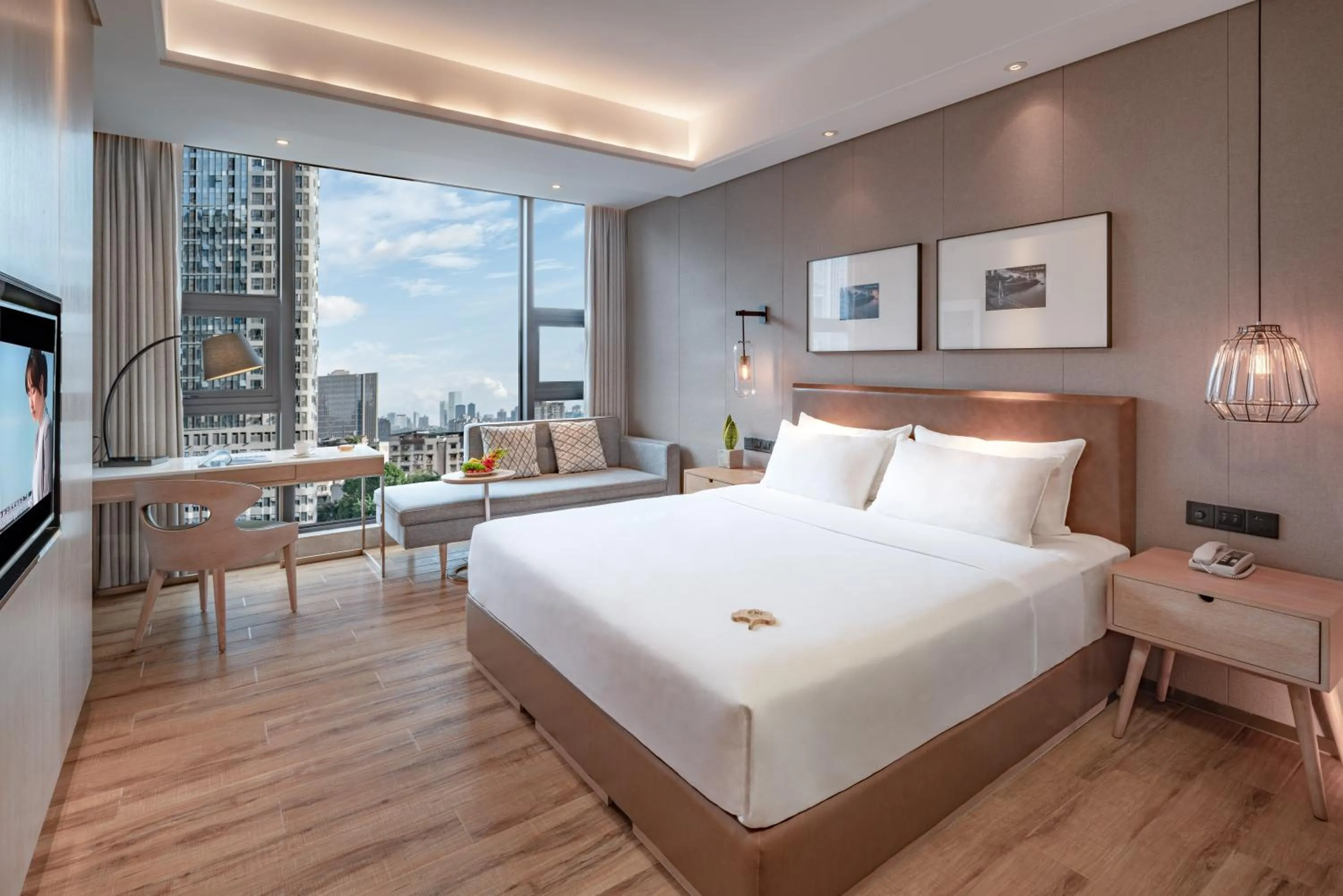 Bed in Yunjian Hotel