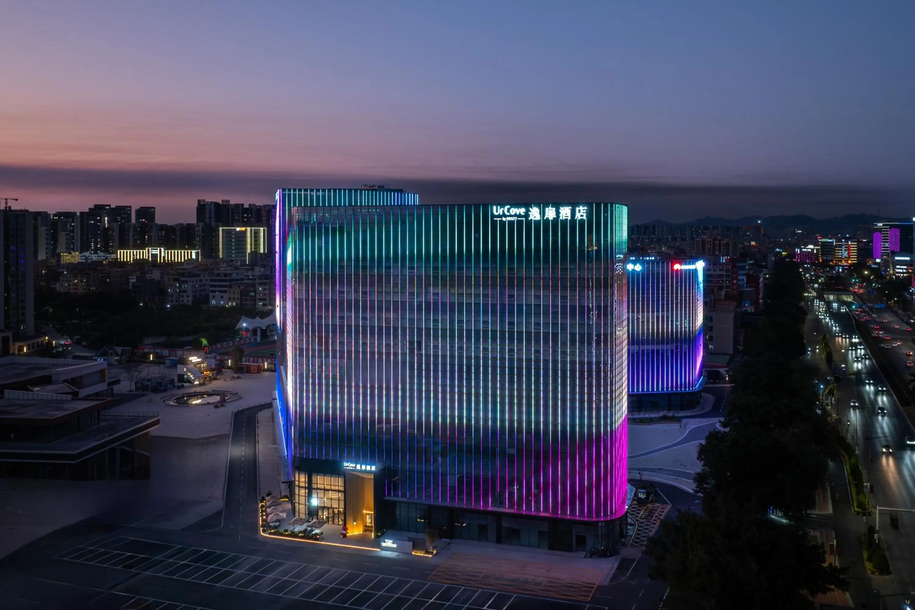 Property building in UrCove By Hyatt Guangzhou Baiyun Airport