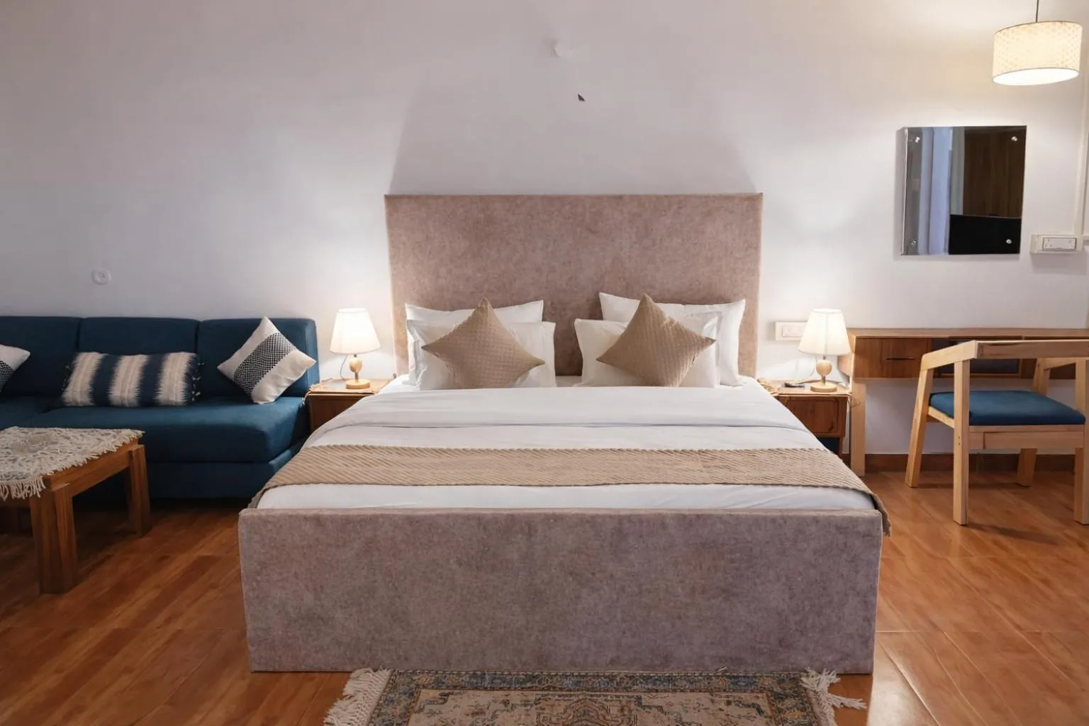 Bed in Echoes of the Himalayas